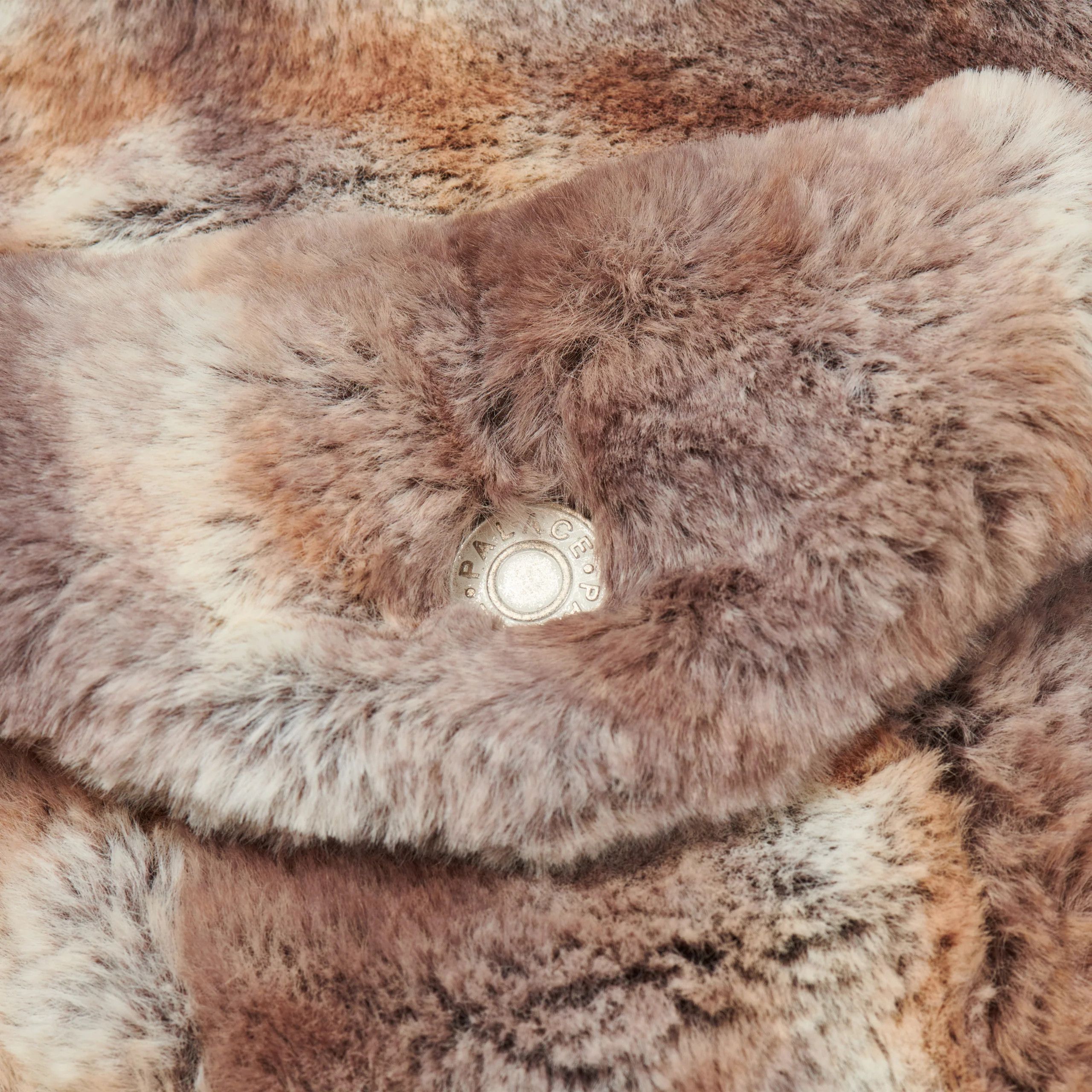 Palace palace furry trucker jacket brown | Grailed