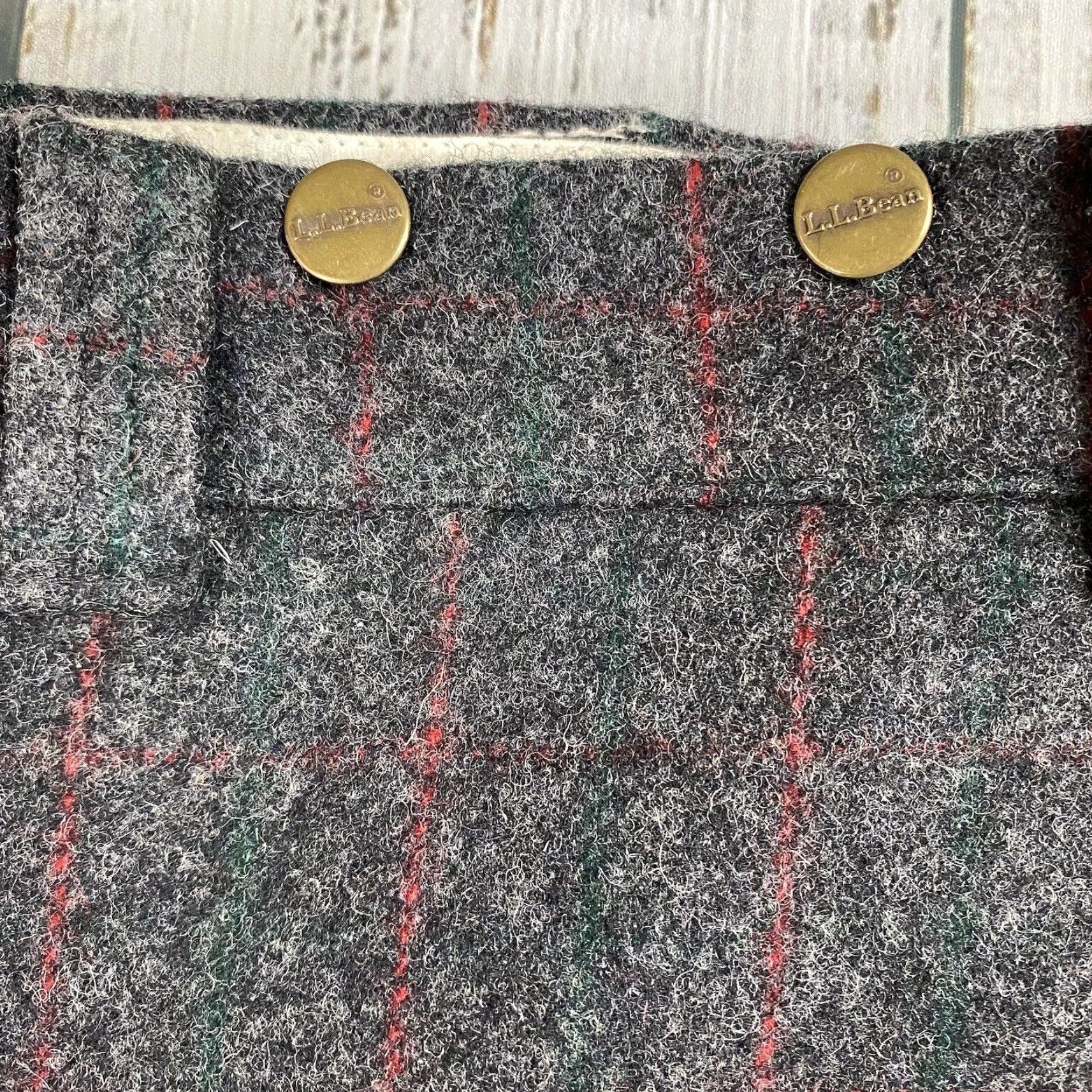 Vintage VINTAGE L.L. BEAN USA Men's Wool Hunting Pants 42x29 Fall Winter Spring Gray Straight Regular EUC Size US 42 / EU 58 - 3 Thumbnail