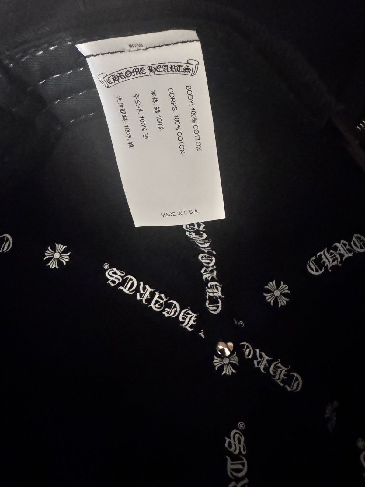 Chrome Hearts Chrome hearts horseshoe hat Size ONE SIZE - 4 Thumbnail