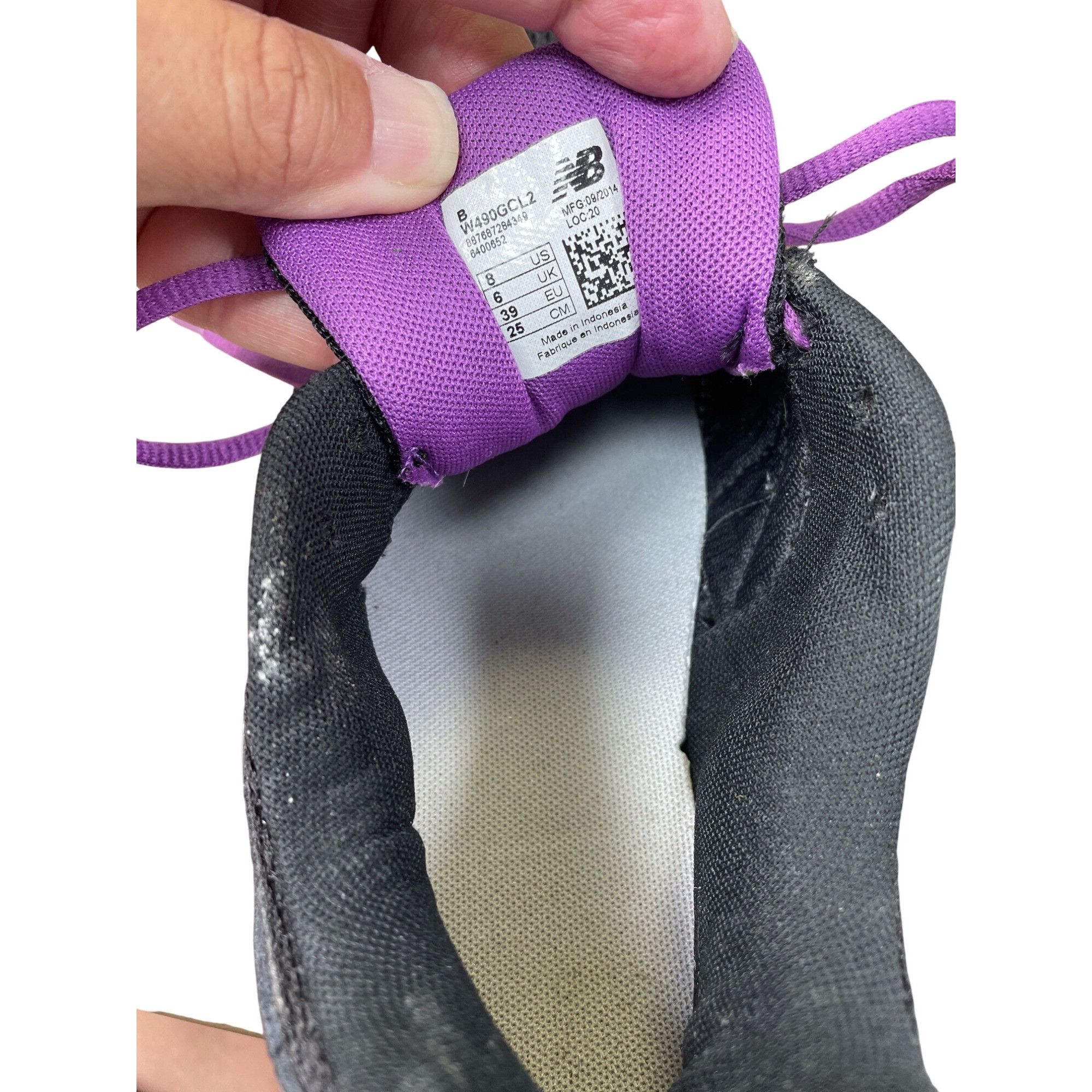 New Balance New Balance 490v2 Womens black purple Running sneakers size Size US 8 / IT 38 - 14 Thumbnail