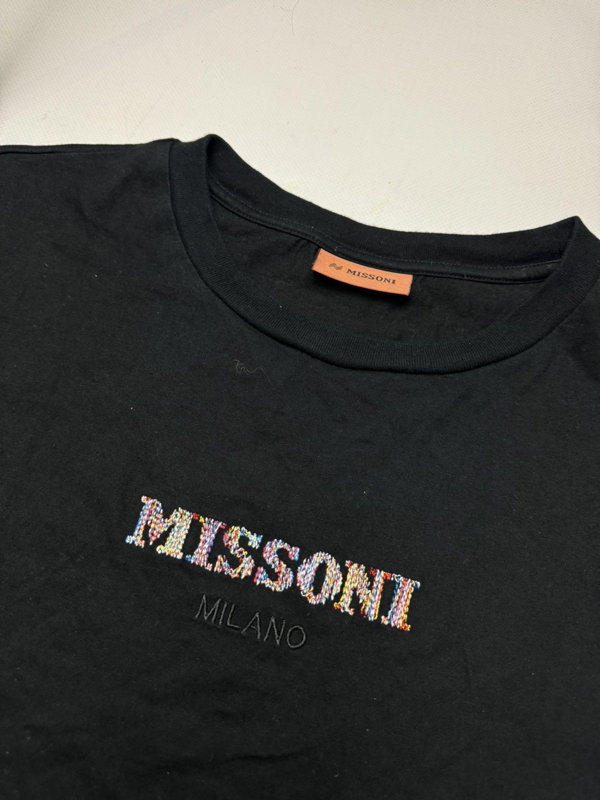 Missoni Rare Missoni Milano T-shirt big logo y2k Size US XL / EU 56 / 4 - 3 Thumbnail