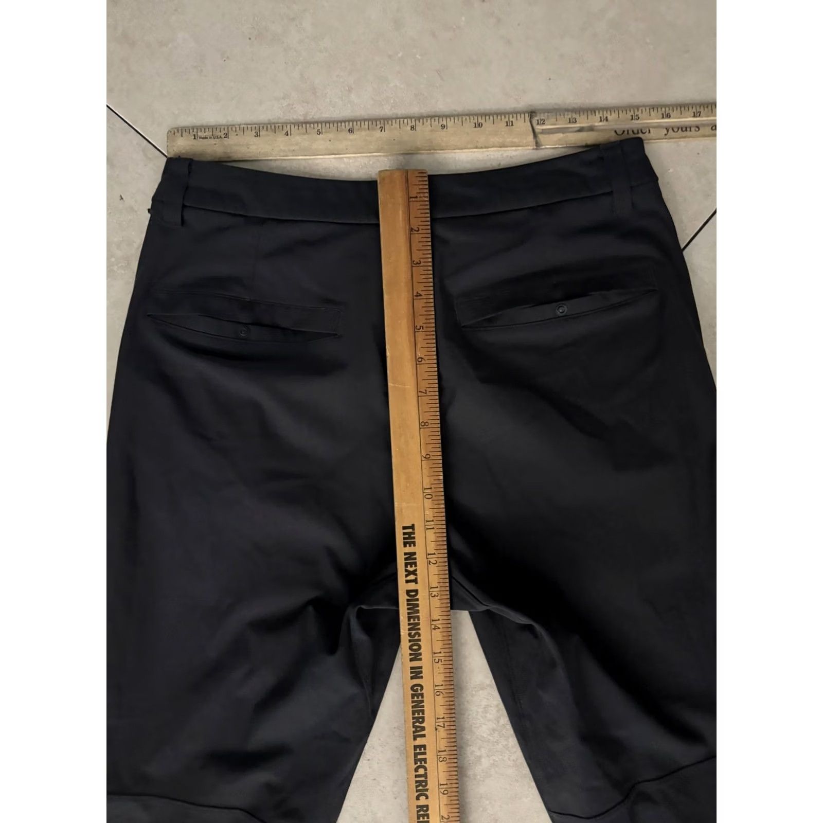 Lululemon Lululemon Mens Gray S Slim Fit Stretch Chino Golf Office Commuter Tapered Pants Size US 29 - 7 Thumbnail