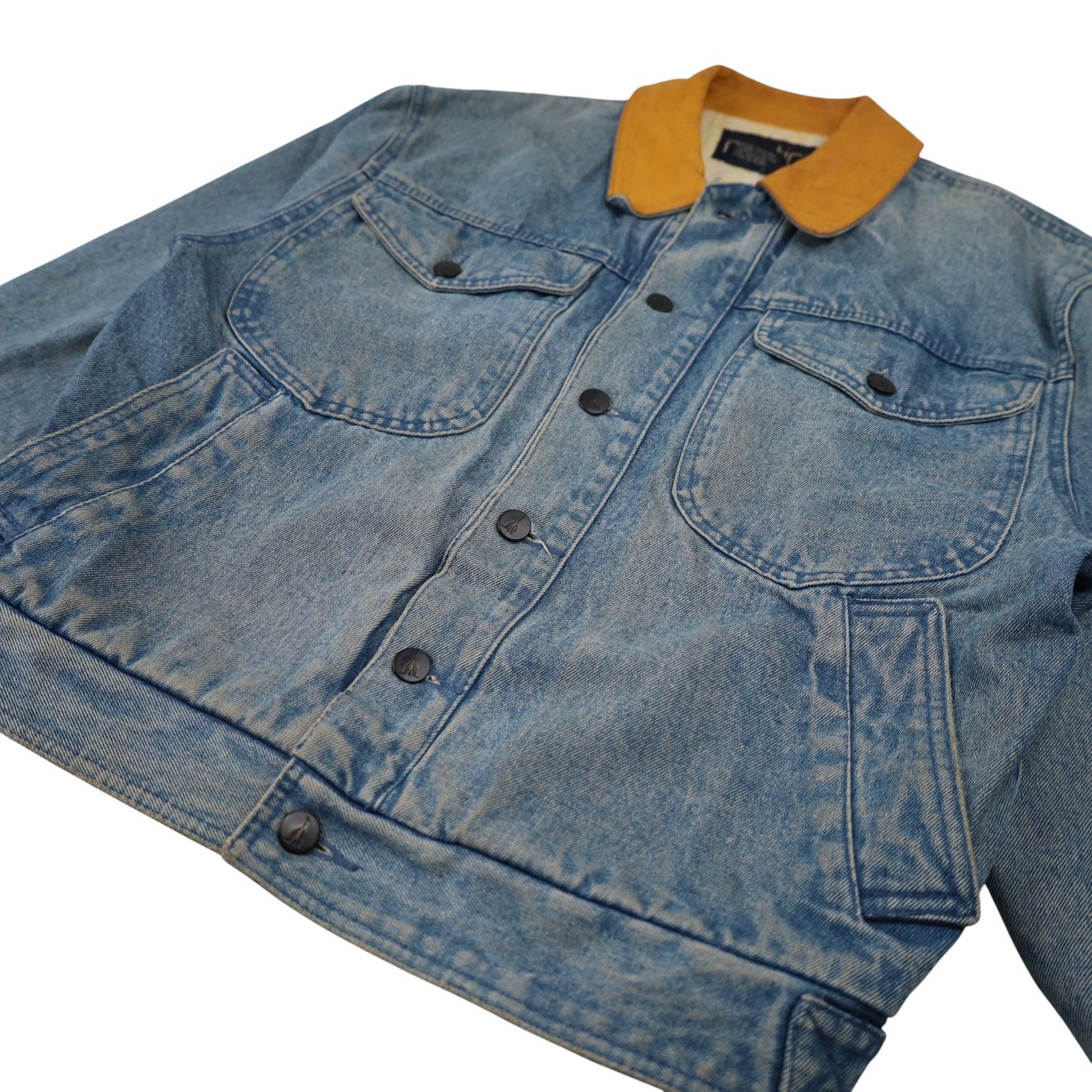 Nautica × Vintage Vintage Nautica Denim Jacket Size US S / EU 44-46 / 1 - 4 Thumbnail