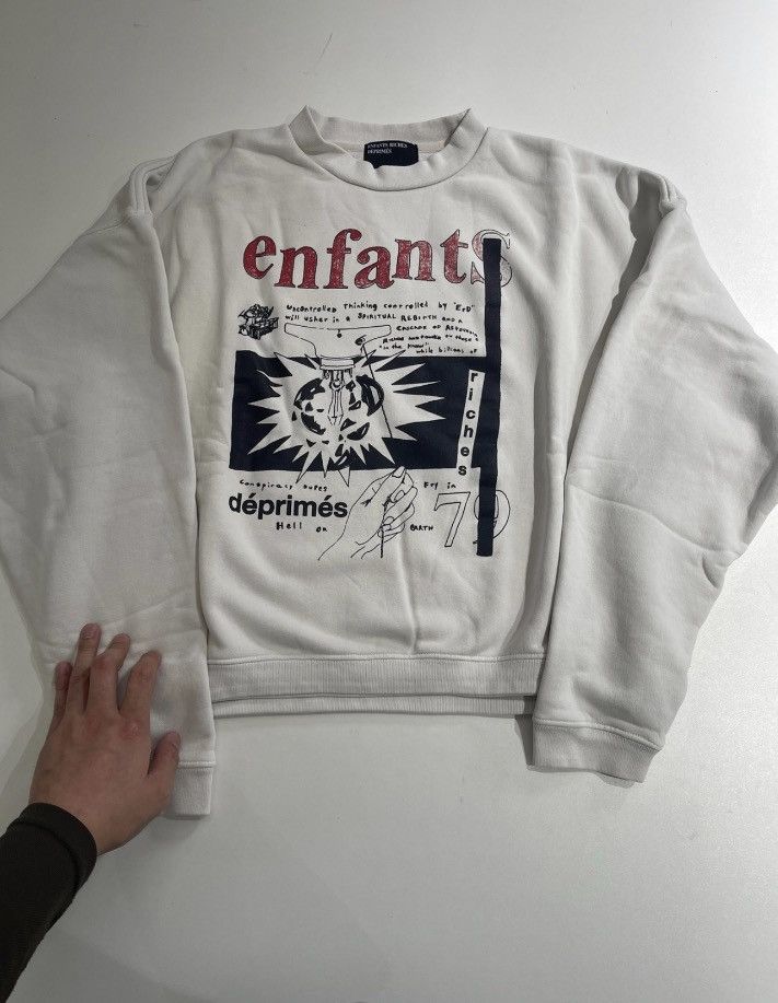 image of Enfants Riches Deprimes Enfants Deprimes Erd 23Fw Riches Deprimes Hoodie in White, Men's (Size XS)