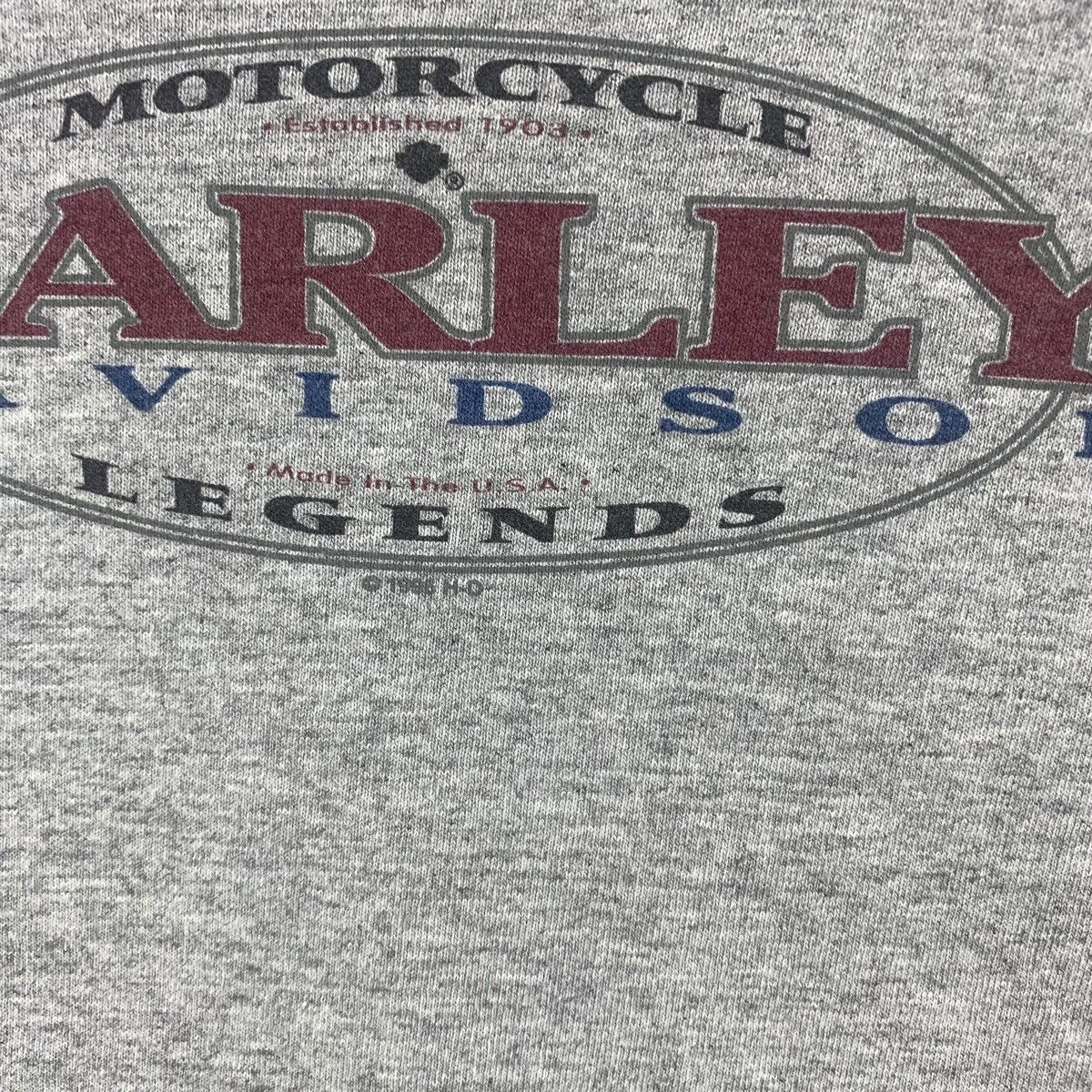 Harley Davidson Vintage 1996 HARLEY DAVIDSON MOTORCYCLE Legends Tee Shirt Size S / US 4 / IT 40 - 6 Thumbnail
