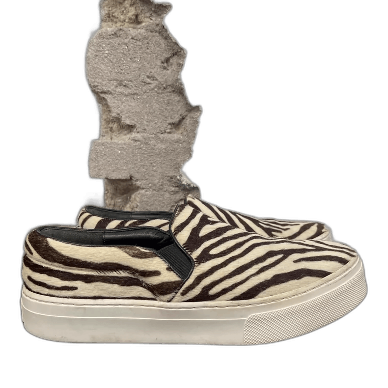 Celine Celine Slip-On Zebra Print Sneakers Size US 8 / IT 38 - 1 Thumbnail