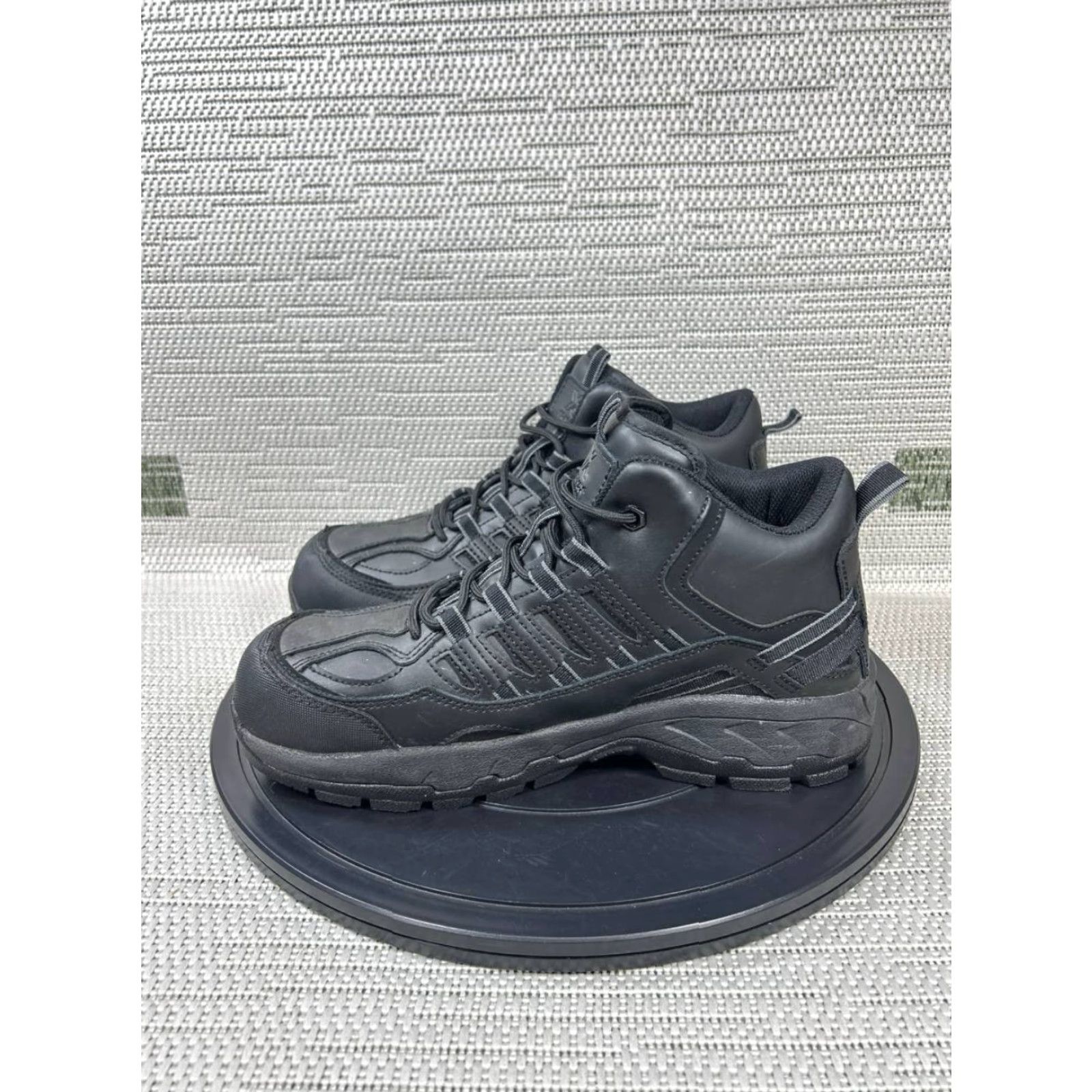 Vintage SR Max Boone Composite Toe Boot Mens Size 12 M Black Leather Slip Resistant Work Shoes Size US 12 / EU 45 - 4 Thumbnail