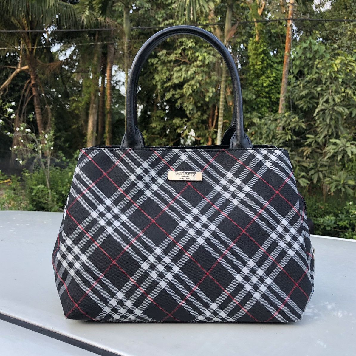 BURBERRY Blue Label Nova Check Hand Bag