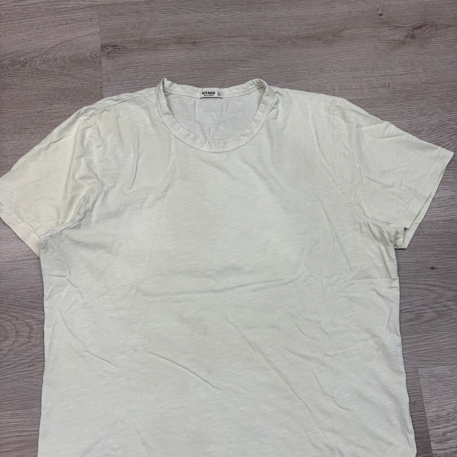 Buck Mason Buck Mason Curved Hem Cotton Slub Short Sleeve Shirt Mens XL Size US XL / EU 56 / 4 - 2 Thumbnail