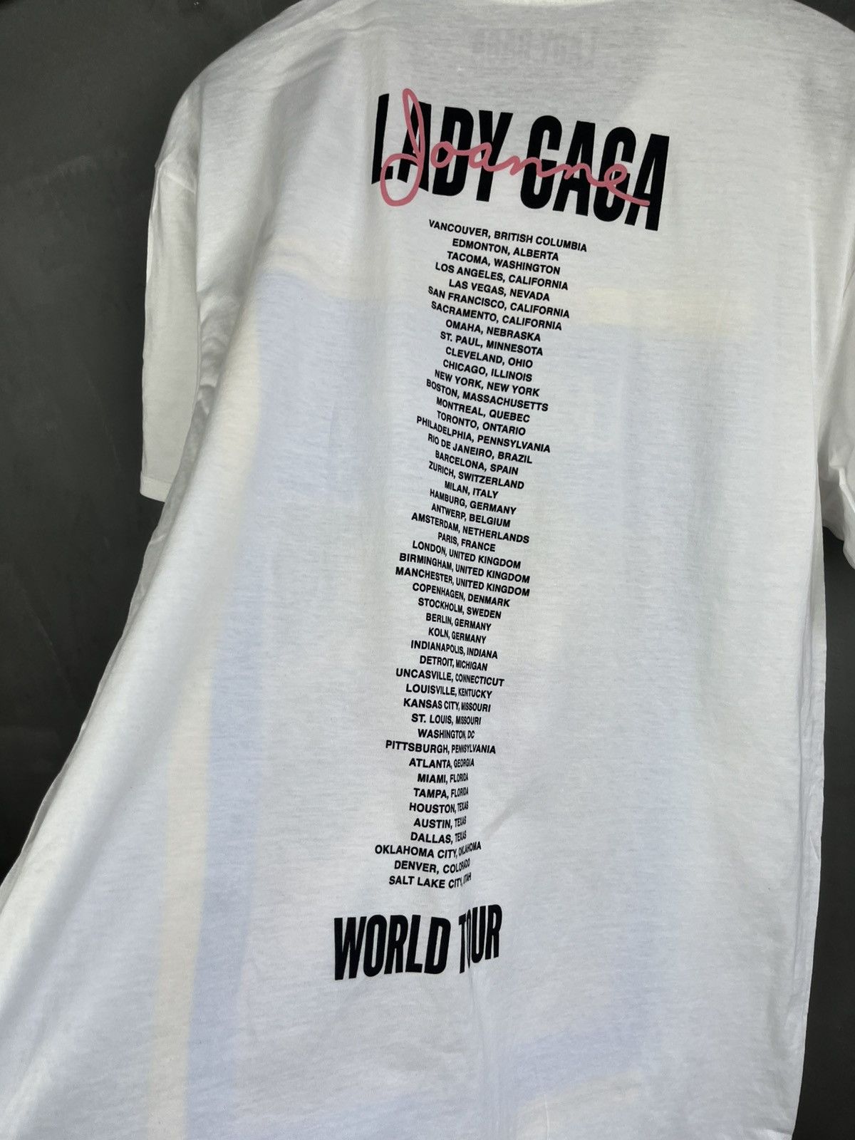 Band Tees Lady Gaga World tour t shirt Size US XL / EU 56 / 4 - 5 Thumbnail