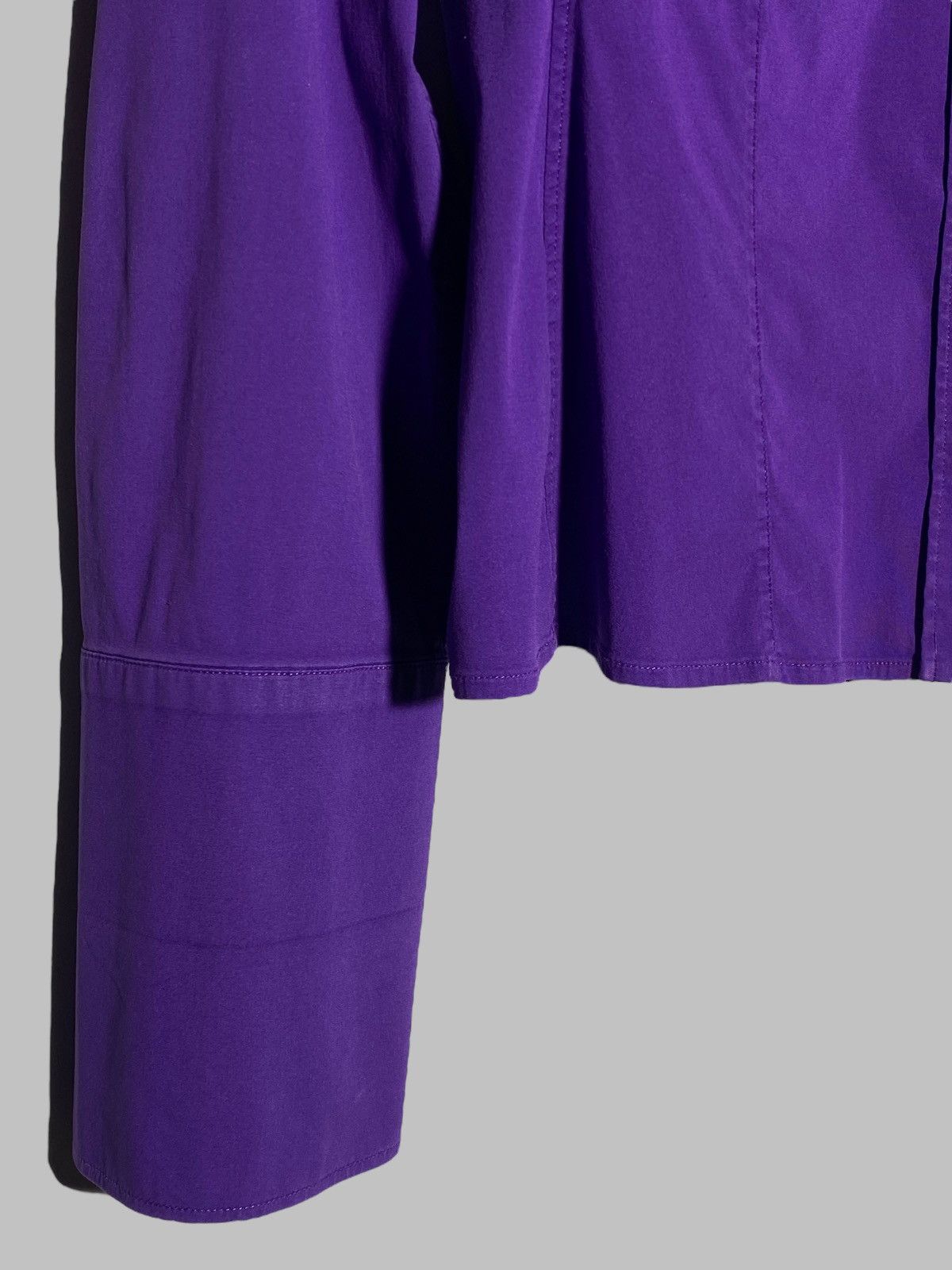 Gucci × Vintage Vintage Gucci Women’s purple Button Up Shirt Size 46 Size L / US 10 / IT 46 - 7 Thumbnail