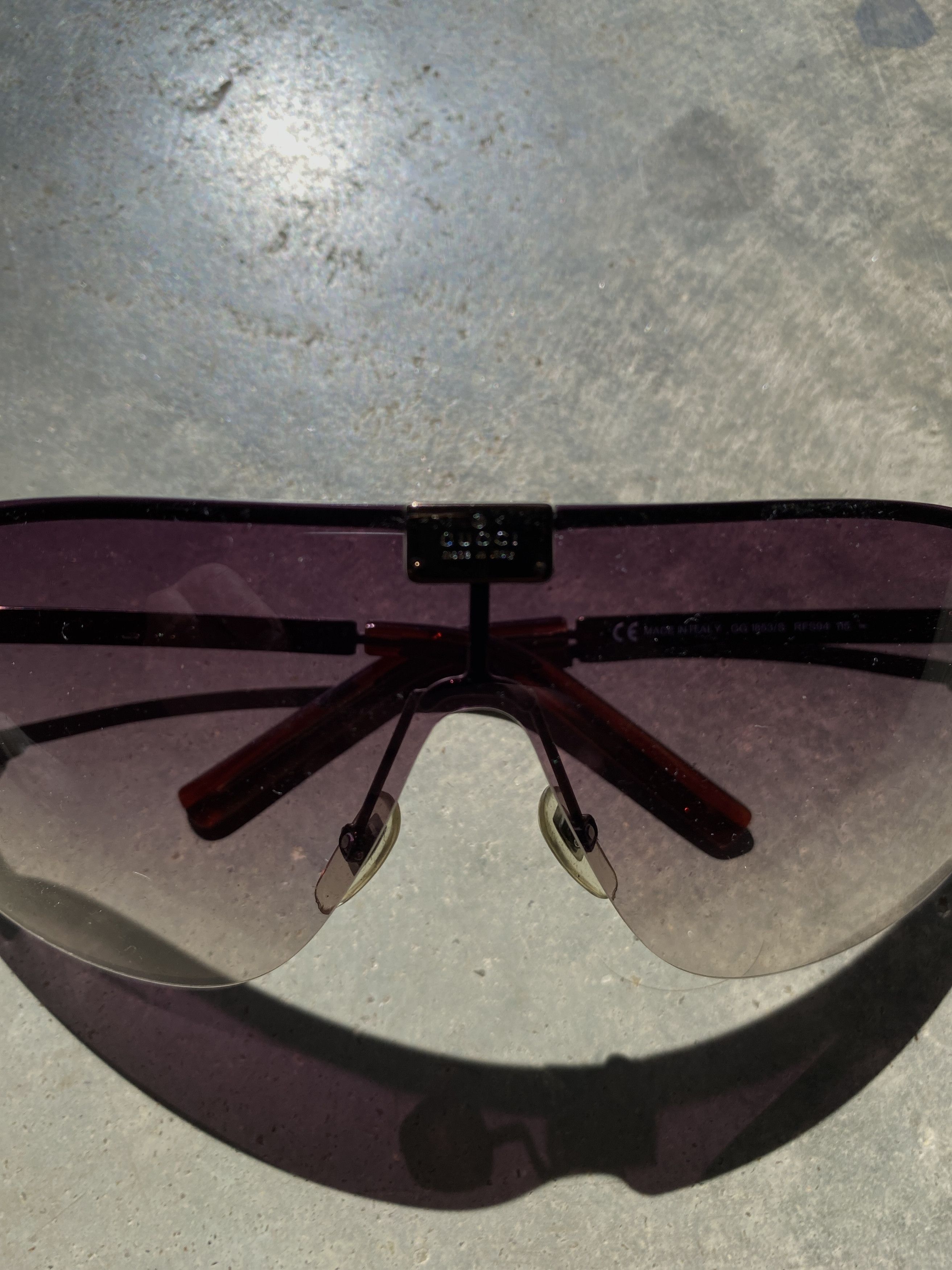 Gucci Gucci Pink Gradient Aviator Sunglasses GG 1618S Size ONE SIZE - 12 Thumbnail