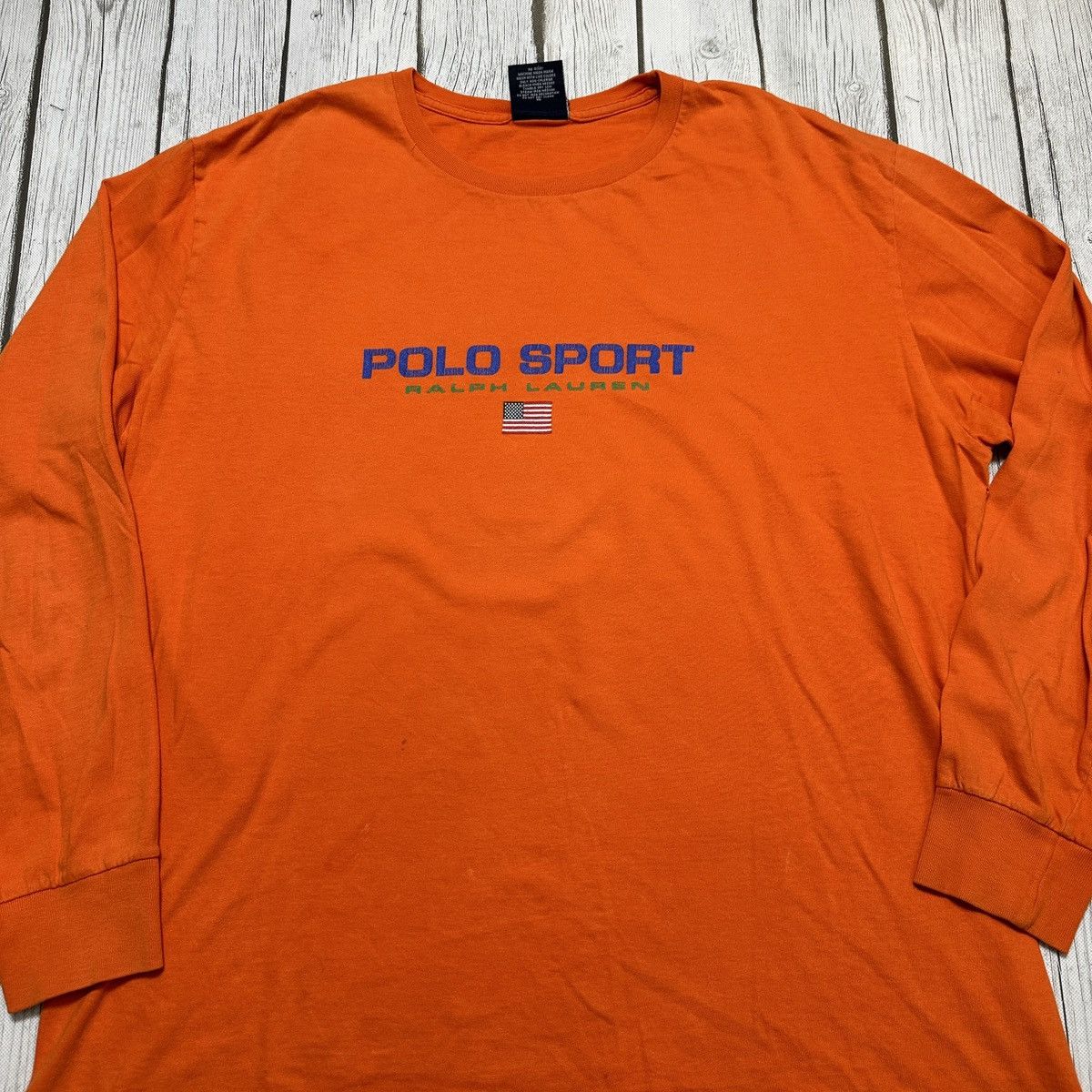 Polo Ralph Lauren × Vintage Vintage Polo Sport long sleeve tee Size US M / EU 48-50 / 2 - 3 Thumbnail