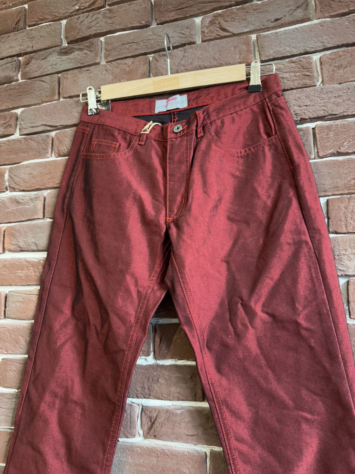 Japanese Brand Rare Y2K Passenge Cyber flared Rave Hip Hop Rap Pants Grail Size US 32 / EU 48 - 3 Thumbnail