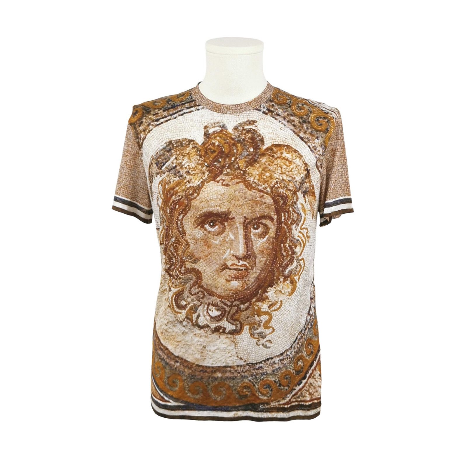 Versace Versace Men's XS Medusa Mosaic Print T-Shirt Size US S / EU 44-46 / 1 - 1 Thumbnail