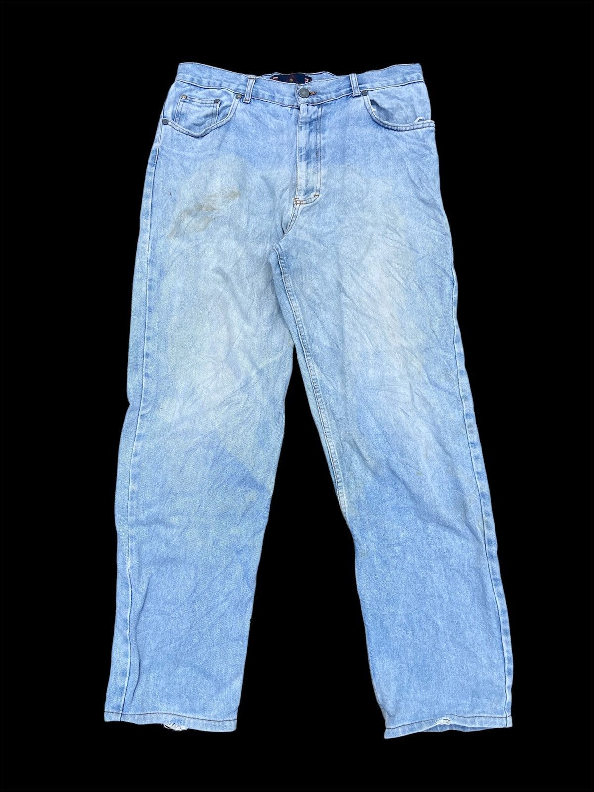 Ermenegildo Zegna Vintage Distressed Zegna Denim Size US 35 - 1 Thumbnail