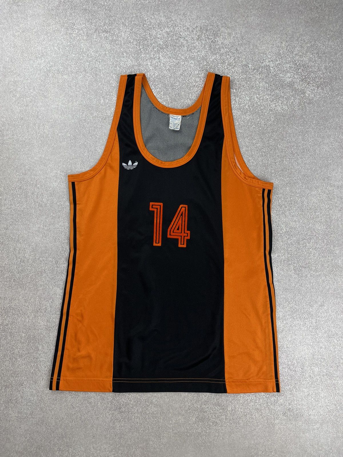 Adidas Vintage Adidas 70-80’s Tank Top Running Jersey #14 Size M-L Size US M / EU 48-50 / 2 - 1 Thumbnail