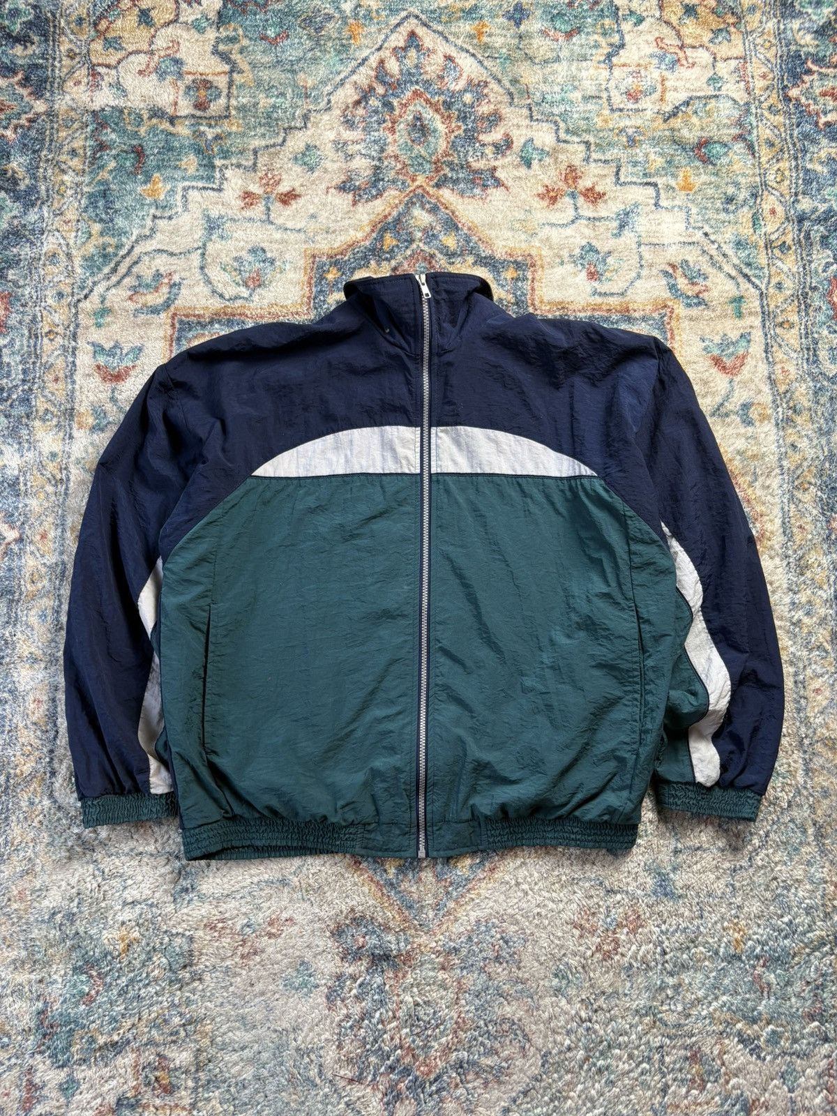 Vintage Vintage Woodward’s Light Zip-up Track Jacket Large Size US L / EU 52-54 / 3 - 1 Thumbnail
