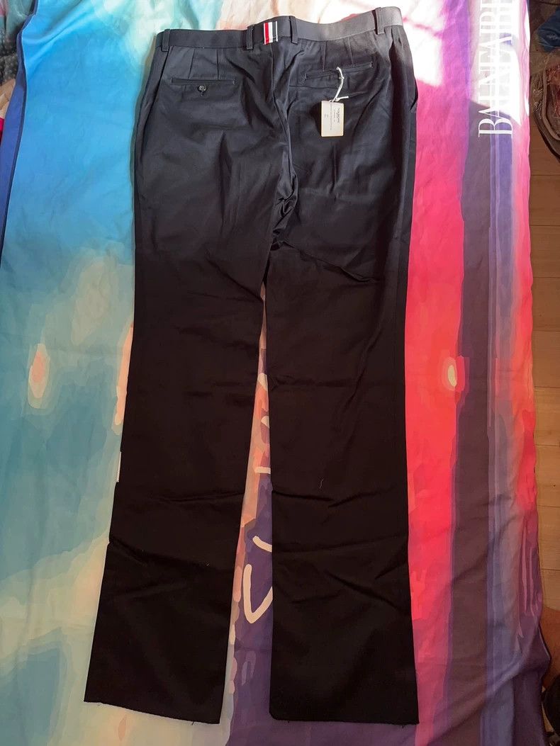 Thom Browne Thom Browne size4 Navy blue casual trousers Size 38S - 8 Thumbnail