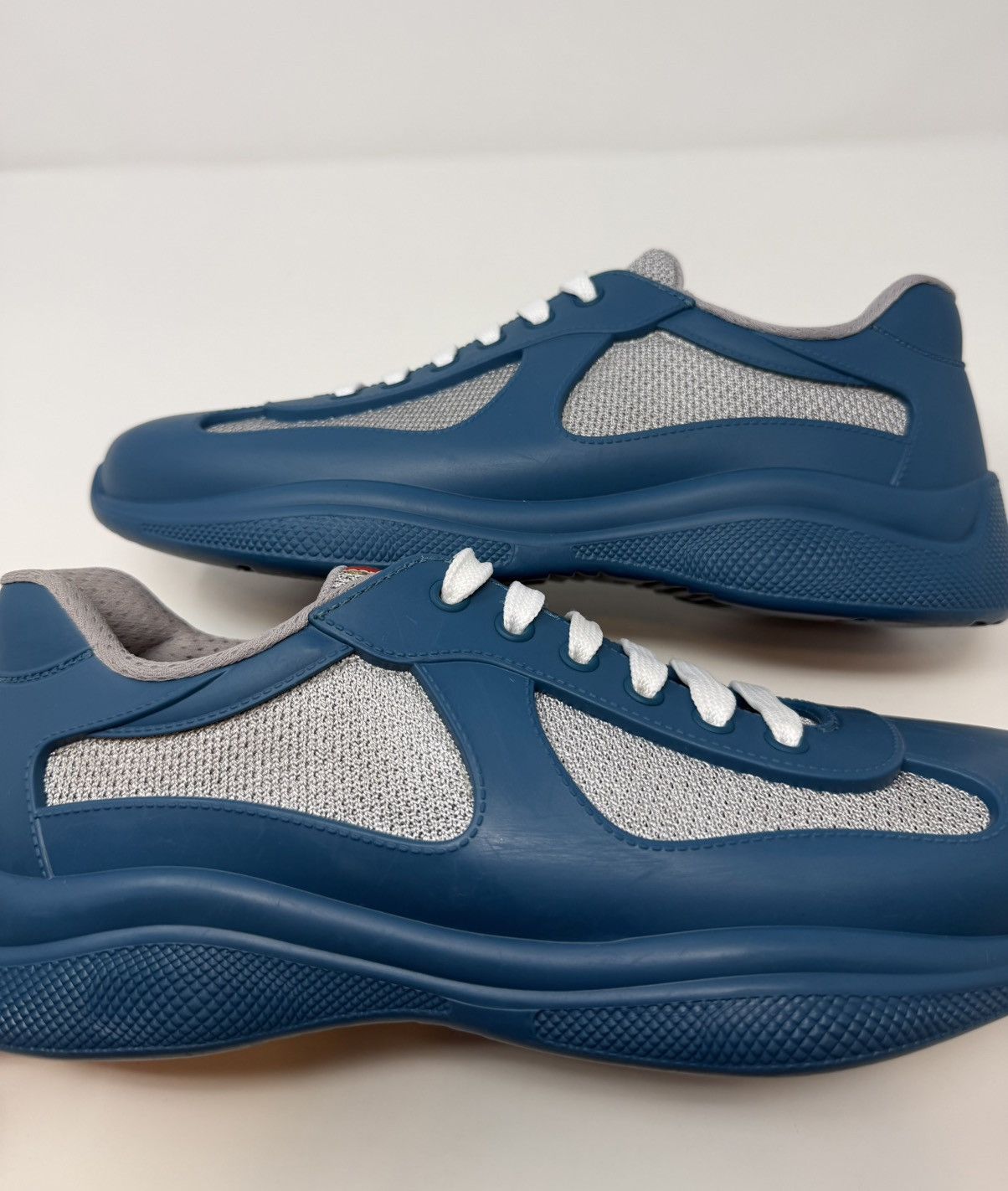 Prada Prada Americas Cup Rubber Sneaker Lagoon Blue Size US 8 / EU 41 - 11 Thumbnail