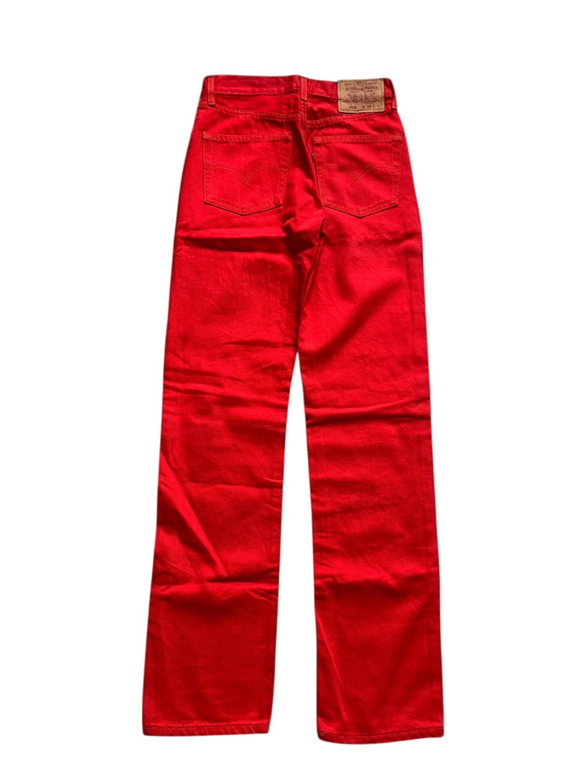 Levi's Vintage Clothing Rare!!! Vintage Levis 512 Red 90's Valencia Denim Pants Size US 32 / EU 48 - 9 Thumbnail