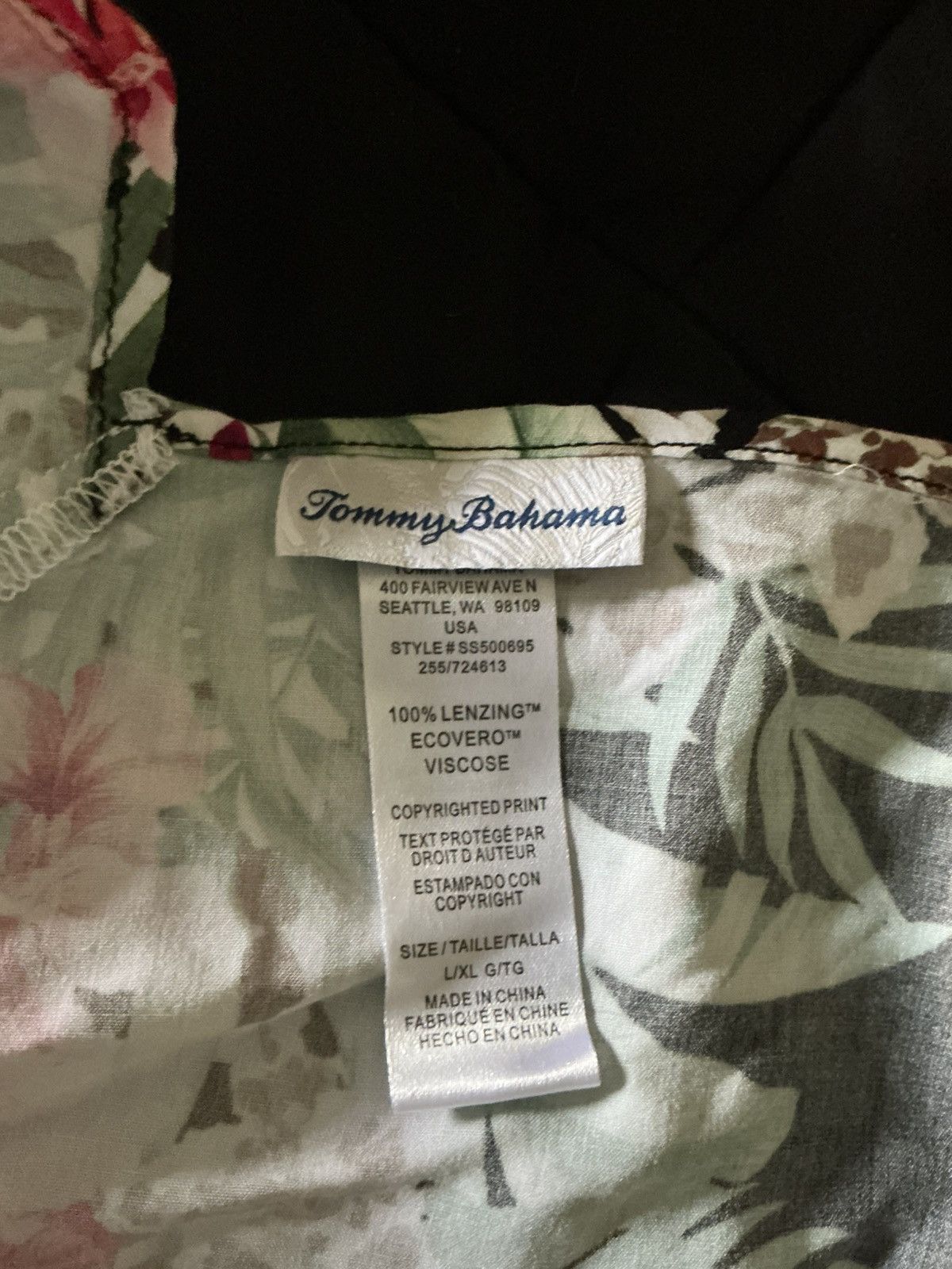 Tommy Bahama Lily cat scarf coverup dress Size XL / US 12-14 / IT 48-50 - 3 Thumbnail