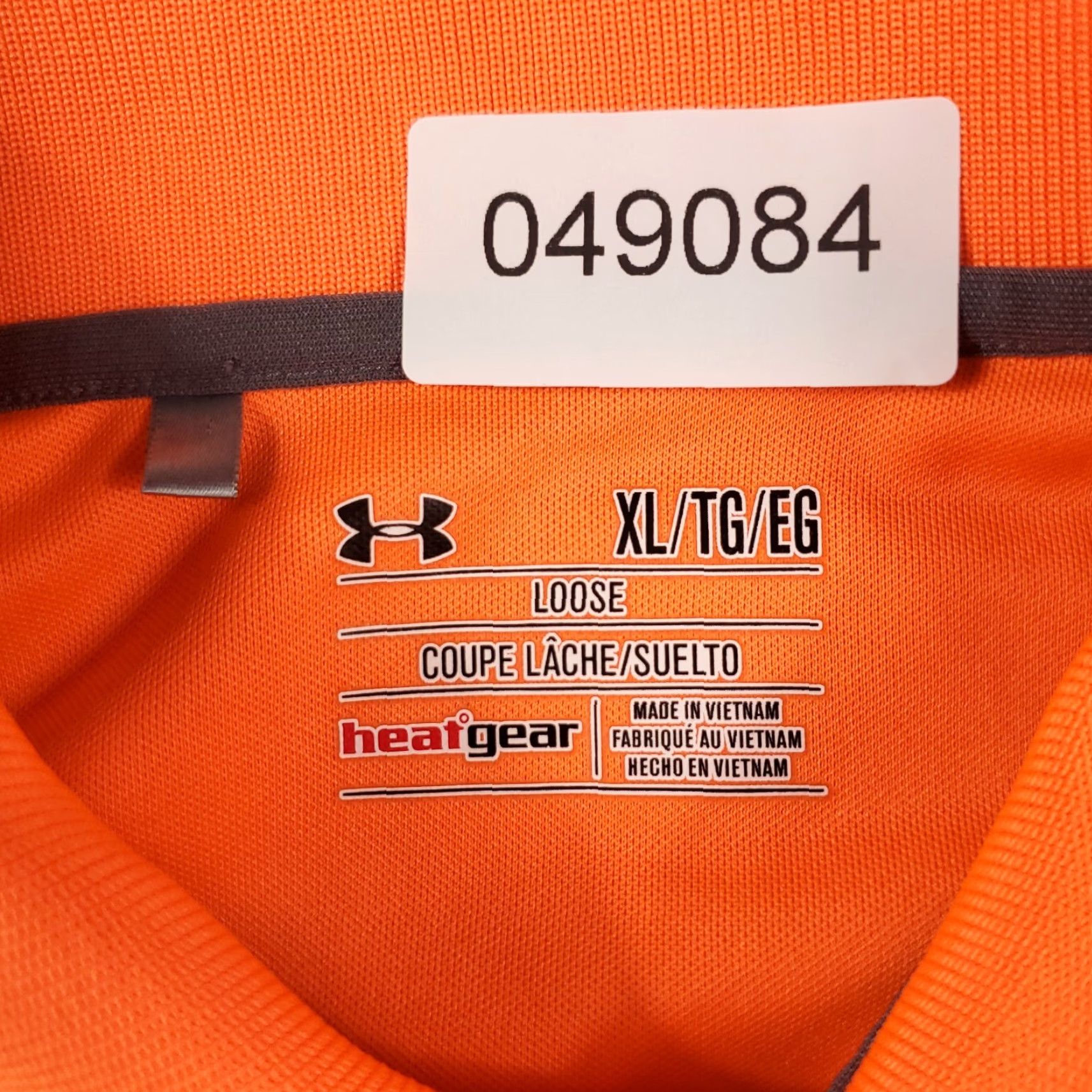 Under Armour Under Armour Polo Shirt Mens XL Orange Solid Short Sleeve Button Collared Logo 100% Polyester Sports Casual Classic Polo Mens XL Orange Size US XL / EU 56 / 4 - 7 Thumbnail
