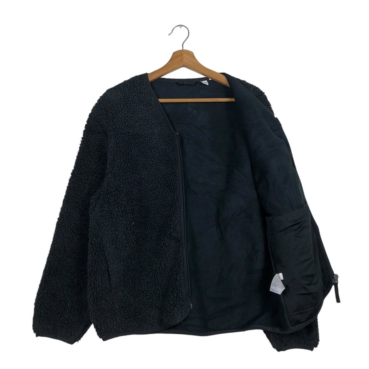 Japanese Brand 🔥FLEECE SHERPA DIP PILE JACKET ZIPPER UNIQLO UNDERCOVER Size US S / EU 44-46 / 1 - 13 Thumbnail