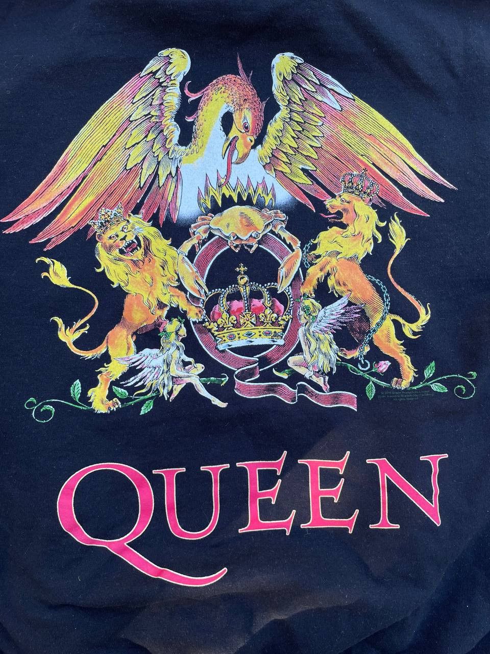 Band Tees × Vintage The Queen Vintage 2018 Big Logo Hoodie Size US L / EU 52-54 / 3 - 4 Thumbnail