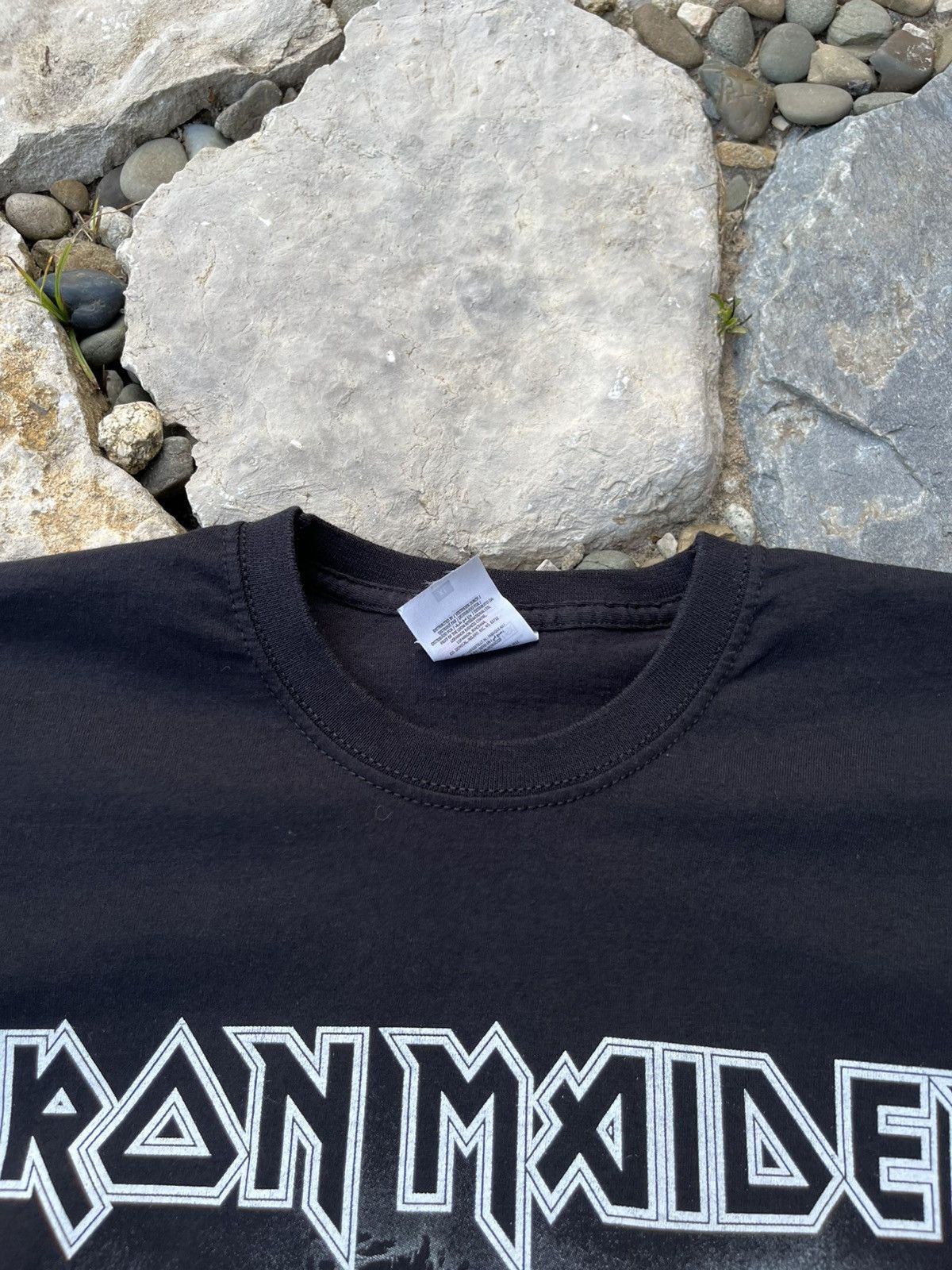 Band Tees × Iron Maiden × Vintage Vintage Iron Maiden Germany flag the book of souls tour tee Size US XL / EU 56 / 4 - 13 Thumbnail