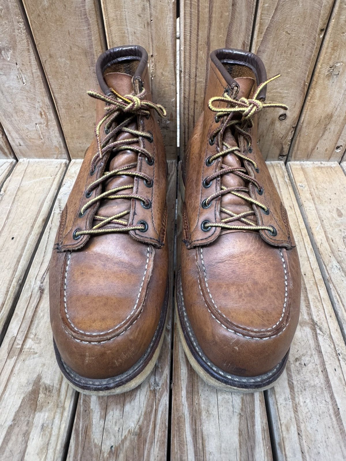 Red Wing Red wing 875 brown Moc Toe Leather boots sz UK 8 US 9 E Size US 9 / EU 42 - 6 Thumbnail