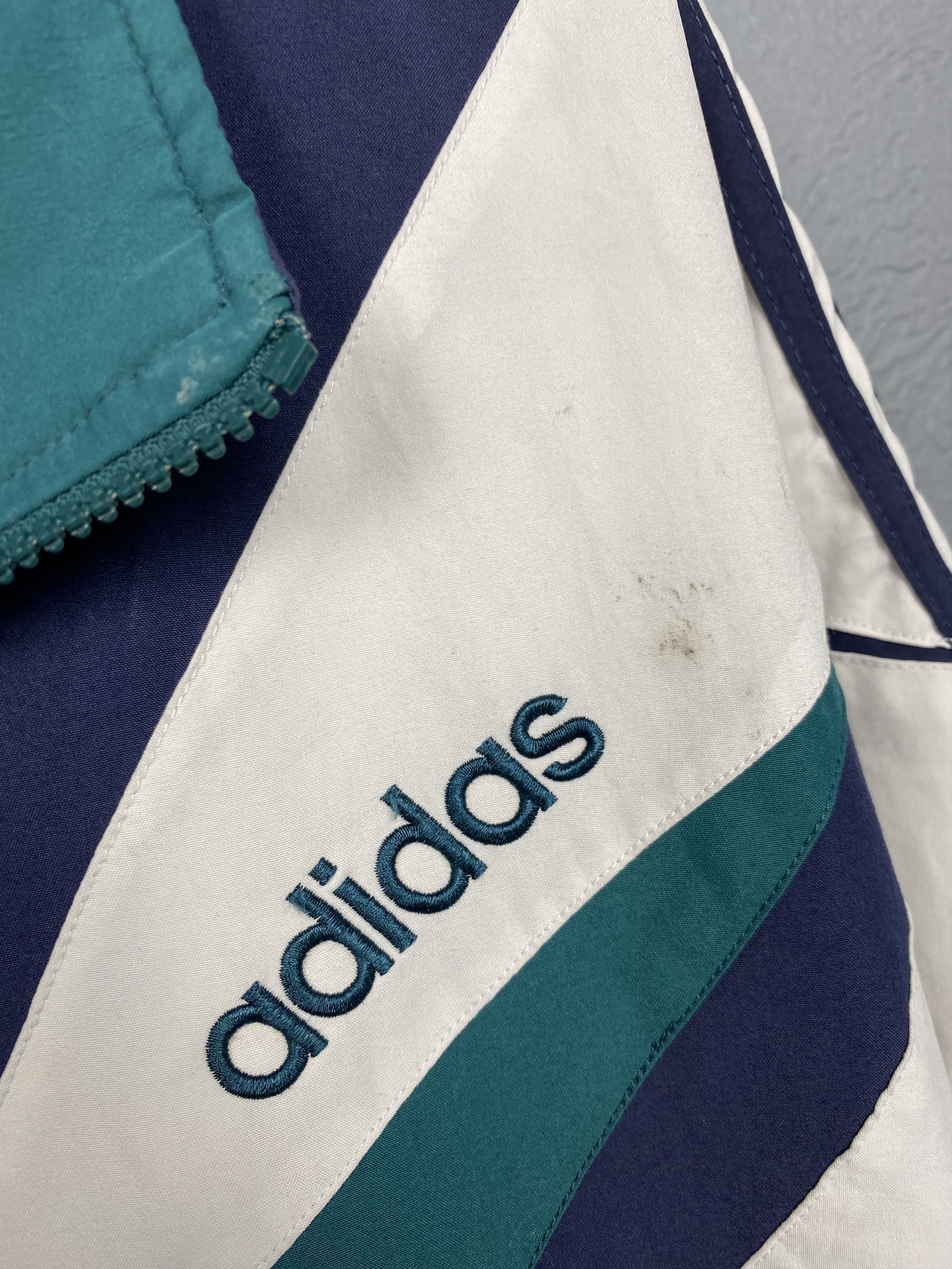 Adidas × Vintage Adidas Vintage Mens Track Top Jacket Size US L / EU 52-54 / 3 - 3 Thumbnail