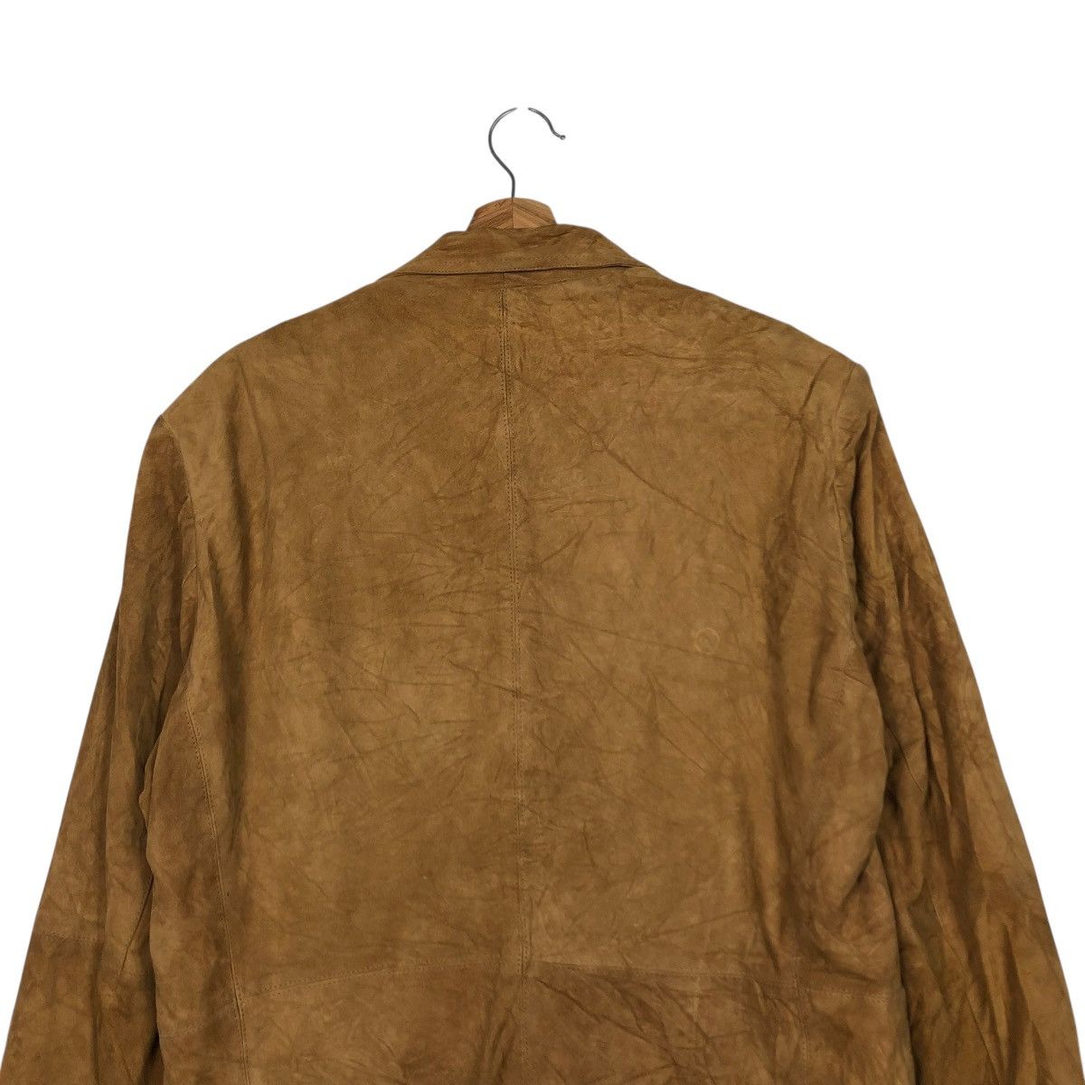 Genuine Leather 🔥VINTAGE CHORE LEATHER JACKET WORKER PELLARI ISSEY MIYAKE Size US M / EU 48-50 / 2 - 11 Thumbnail