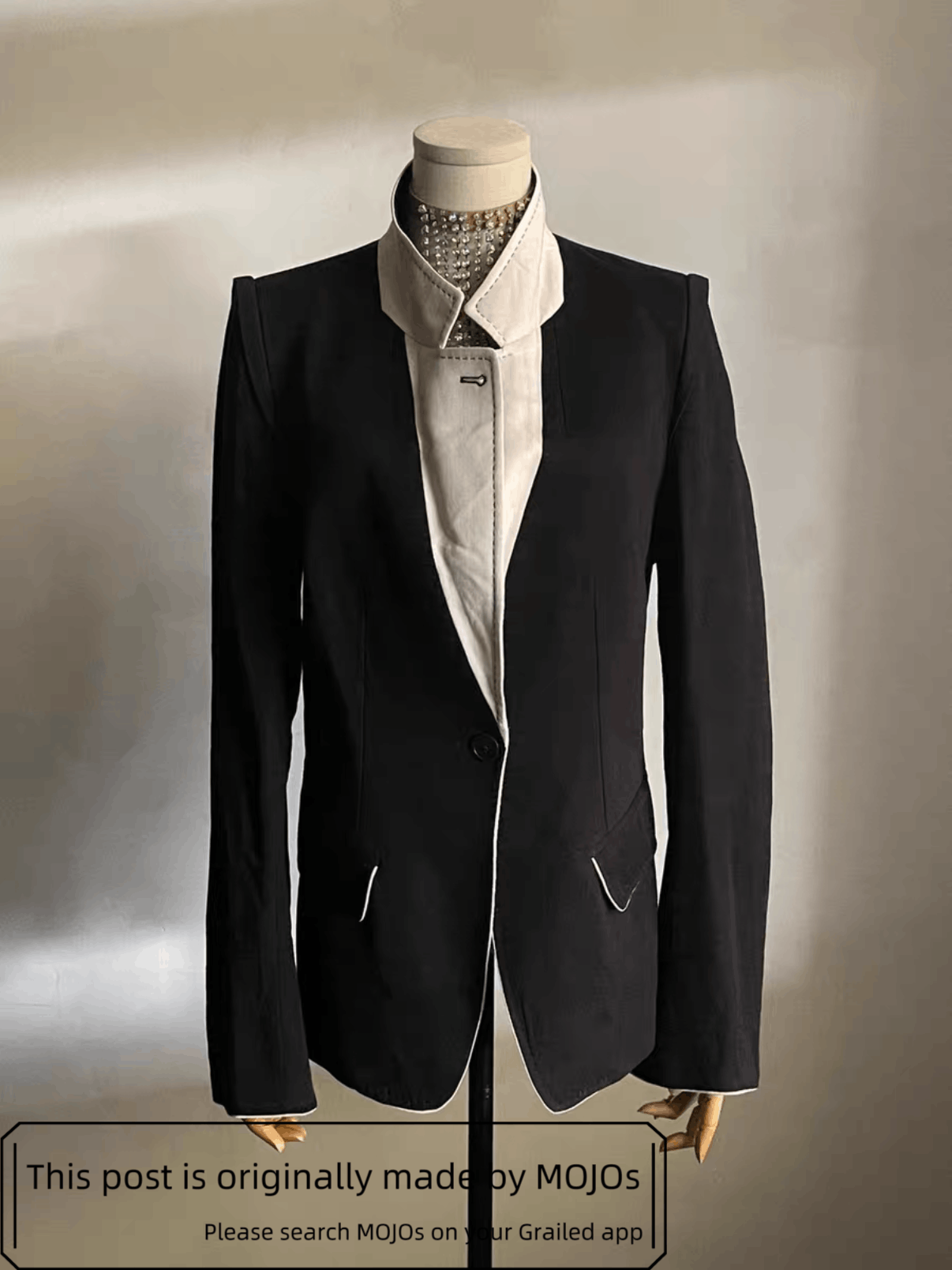 Ann Demeulemeester Sz 40 Ann Demeuleester 07SS College Blazer mojos144428 Size US S / EU 44-46 / 1 - 1 Thumbnail