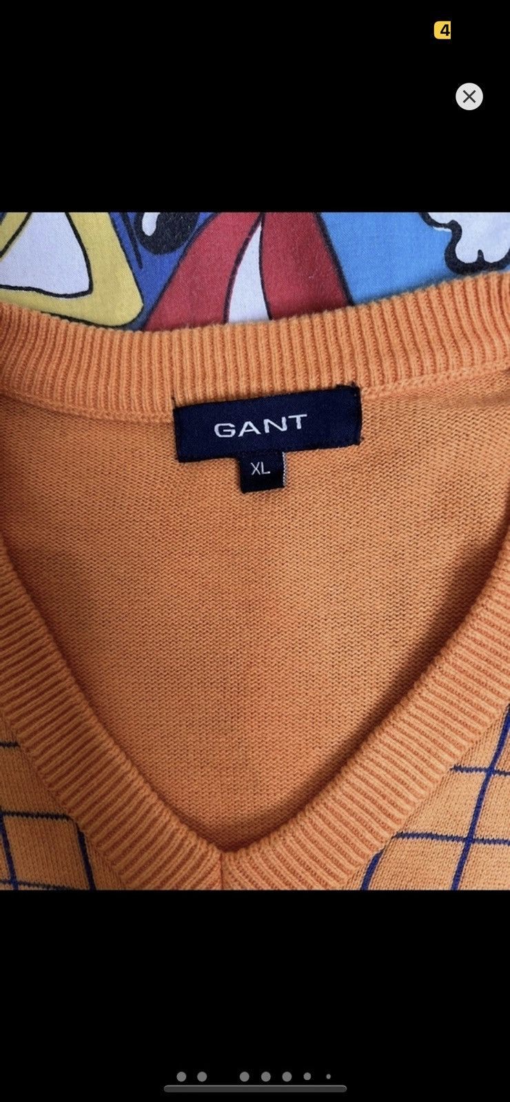 Gant ***FINAL DROP***RARE GANT HEAVYWEIGHT GRID CHECK PULLOVER XL Size US XL / EU 56 / 4 - 3 Thumbnail