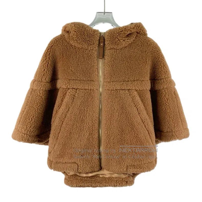 Max Mara Max Mara Camel Teddy Camel Hair Hooded Zipper Long-Sleeve Size M / US 6-8 / IT 42-44 - 1 Thumbnail