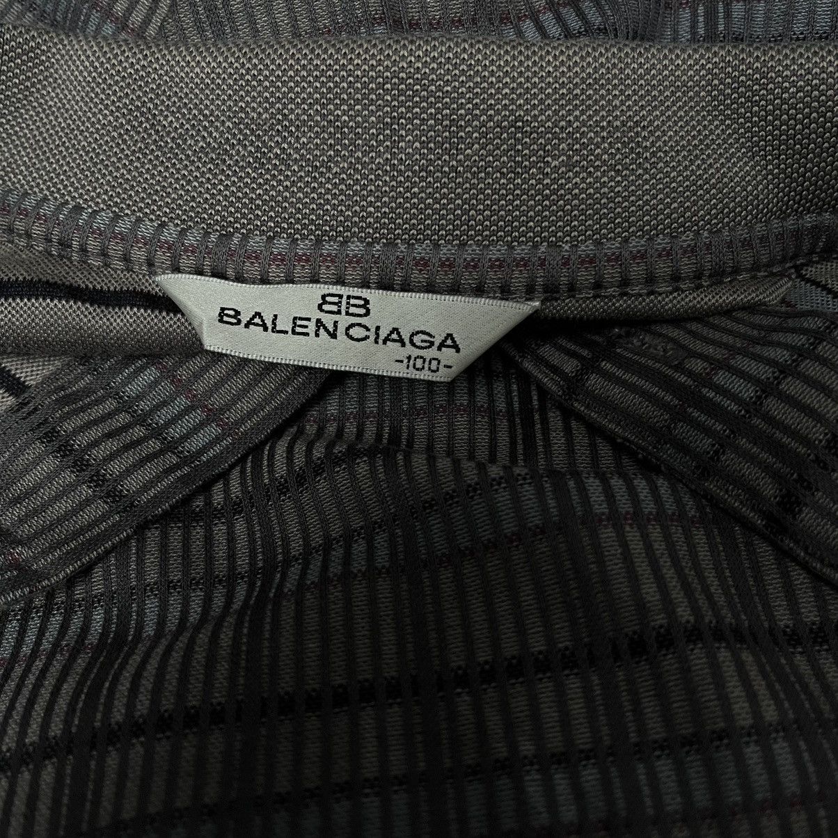 Balenciaga × Vintage Vintage 90s Balenciaga Polo Shirt L/S Big Logo UNISEX Size US M / EU 48-50 / 2 - 8 Thumbnail