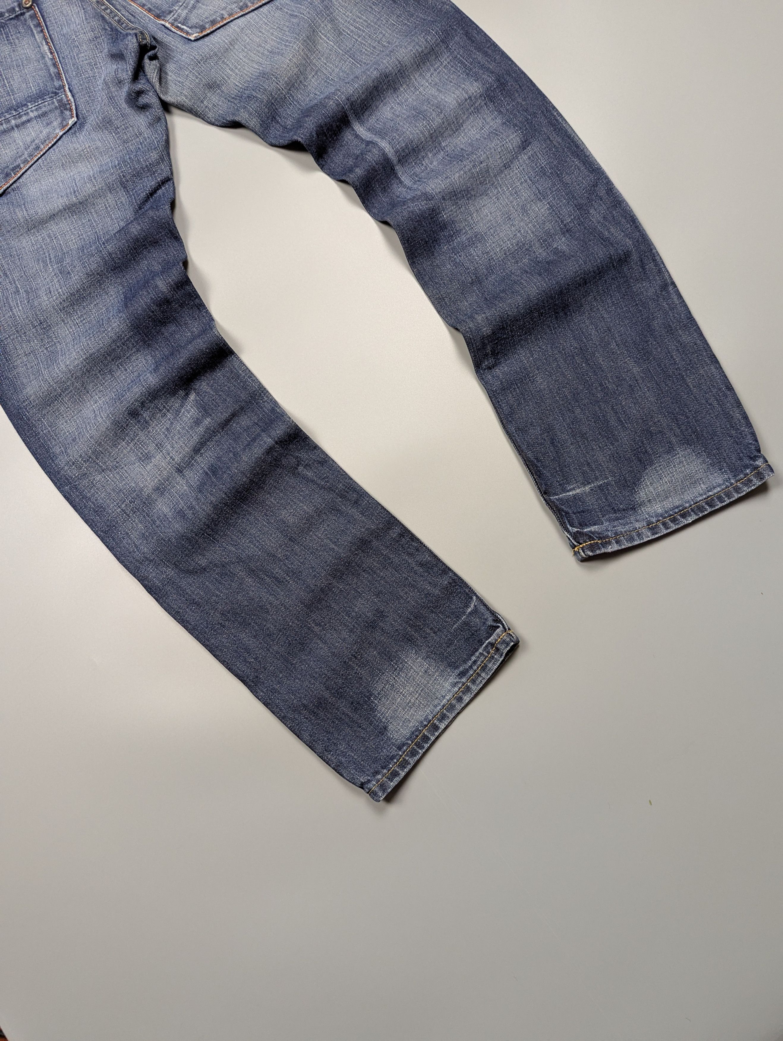 G-Star × Vintage G-STAR RAW Vintage Radar Narrow Rope Straight Leg Blue Jeans Size US 30 / EU 46 - 9 Thumbnail