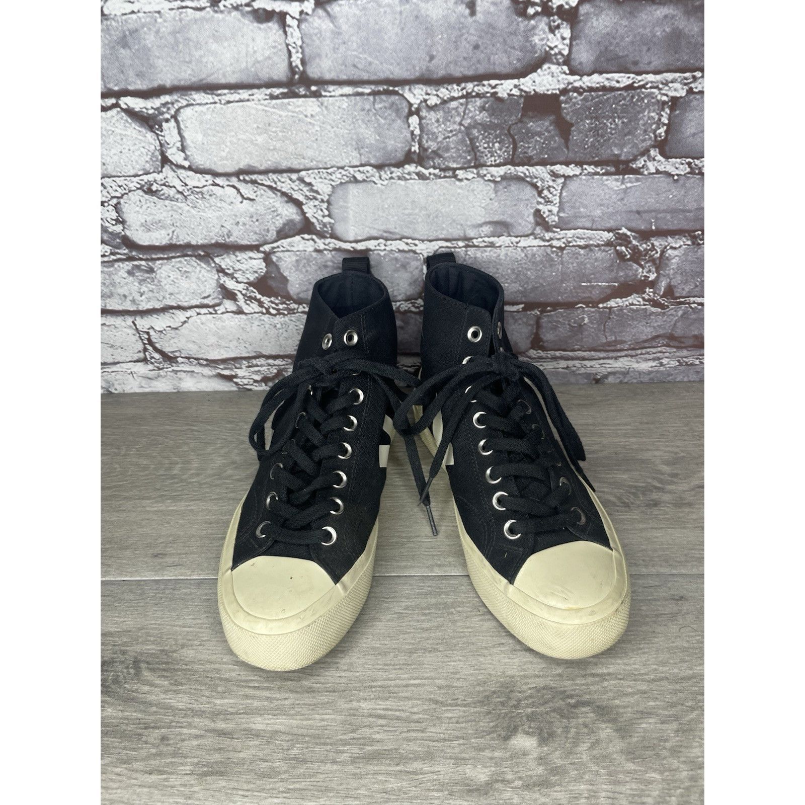 Veja Veja Wata II Canvas Hi-Top Black White Pierre Sneakers Women Size US 7 / IT 37 - 14 Thumbnail