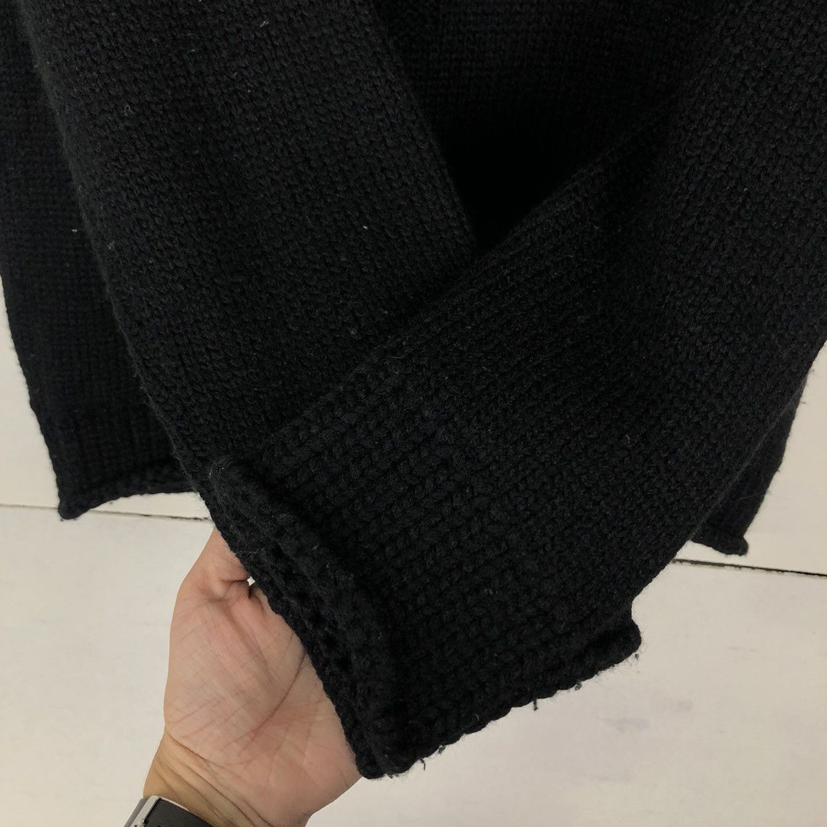 Japanese Brand VINTAGE KNIT SWEATSHIRT ICONIC BLACK COLOUR CASTELBAJAC Size US M / EU 48-50 / 2 - 8 Thumbnail