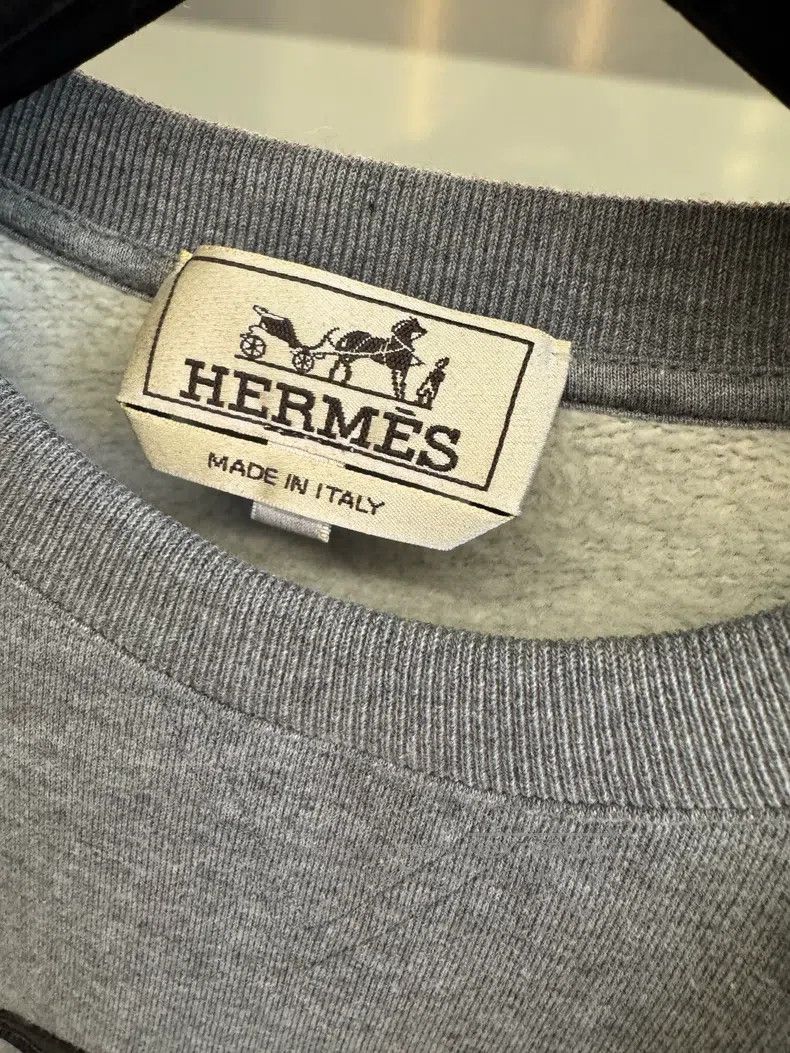 Hermes Hermes Leather Pegasus Hooded Sweatshirt Size US M / EU 48-50 / 2 - 3 Thumbnail