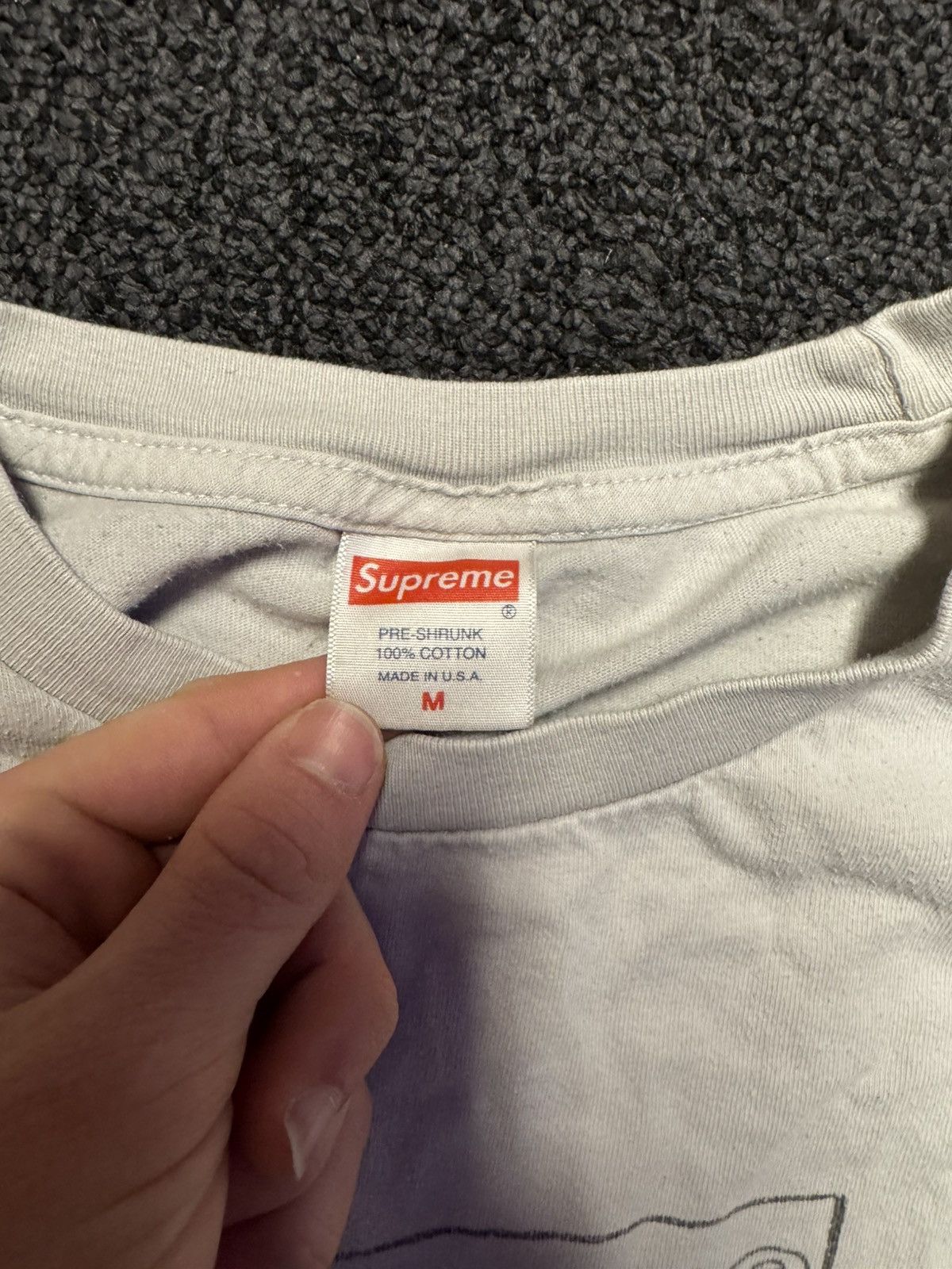 Supreme Supreme White Tee Size US L / EU 52-54 / 3 - 2 Thumbnail