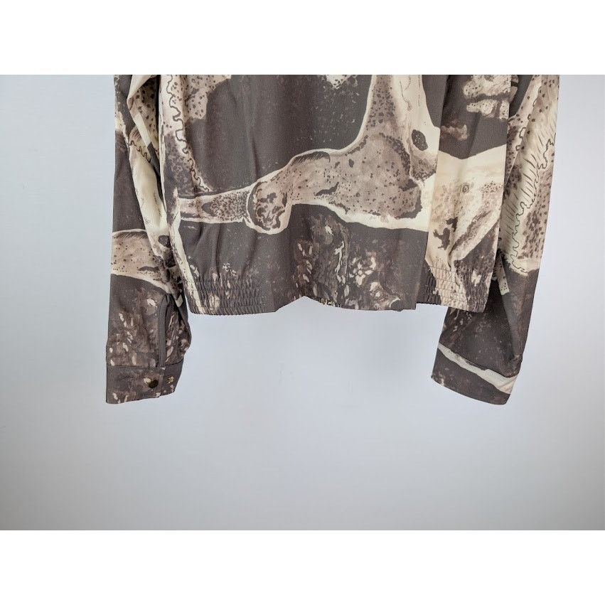 Amiri o1rshd1 Wes Lang Big Skull Blouson Jacket in Mink Size US XL / EU 56 / 4 - 15 Thumbnail