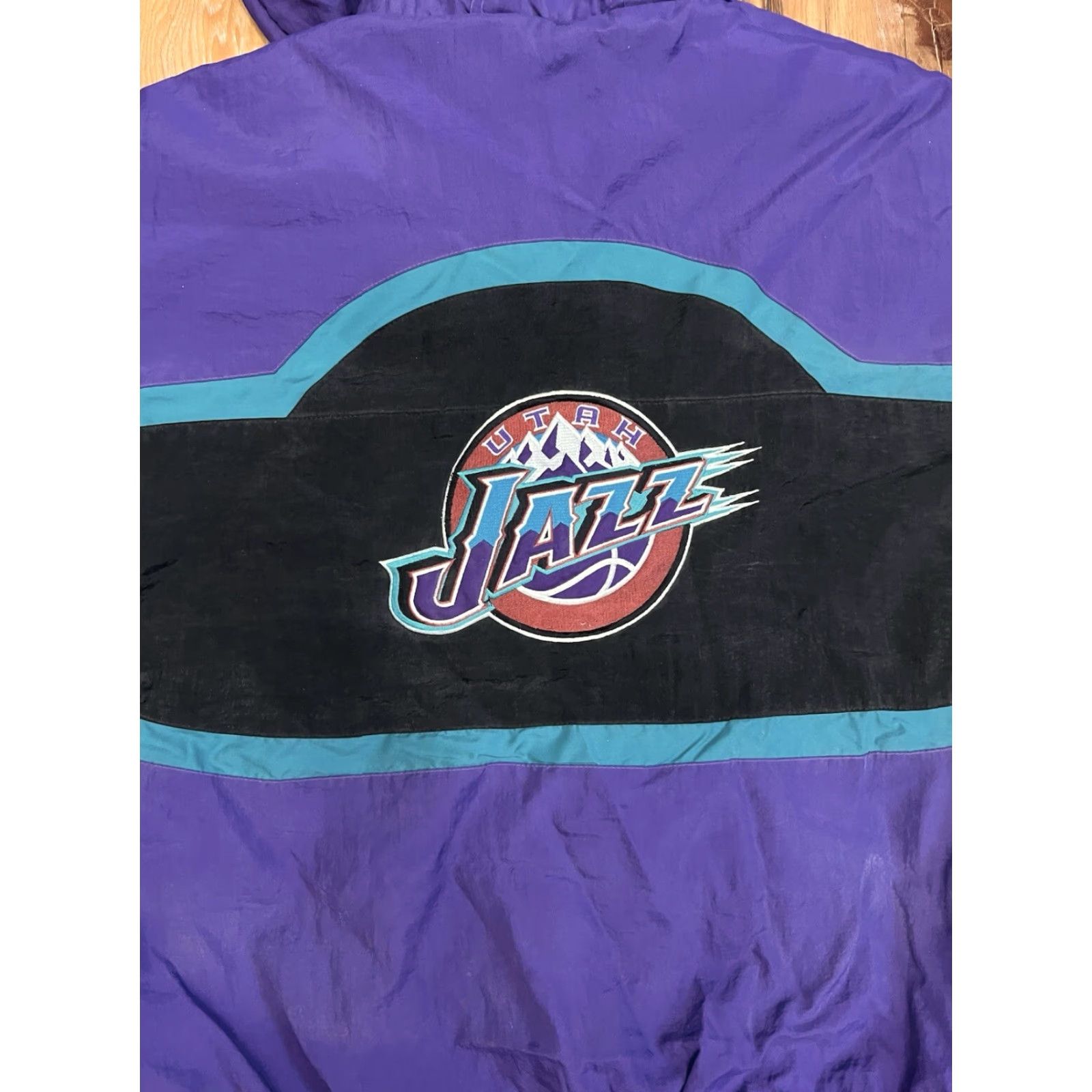 Logo Athletic VINTAGE Logo Athletic NBA Utah Jazz Puffer Zip Up Jacket Men's XL Purple Size US XL / EU 56 / 4 - 7 Thumbnail