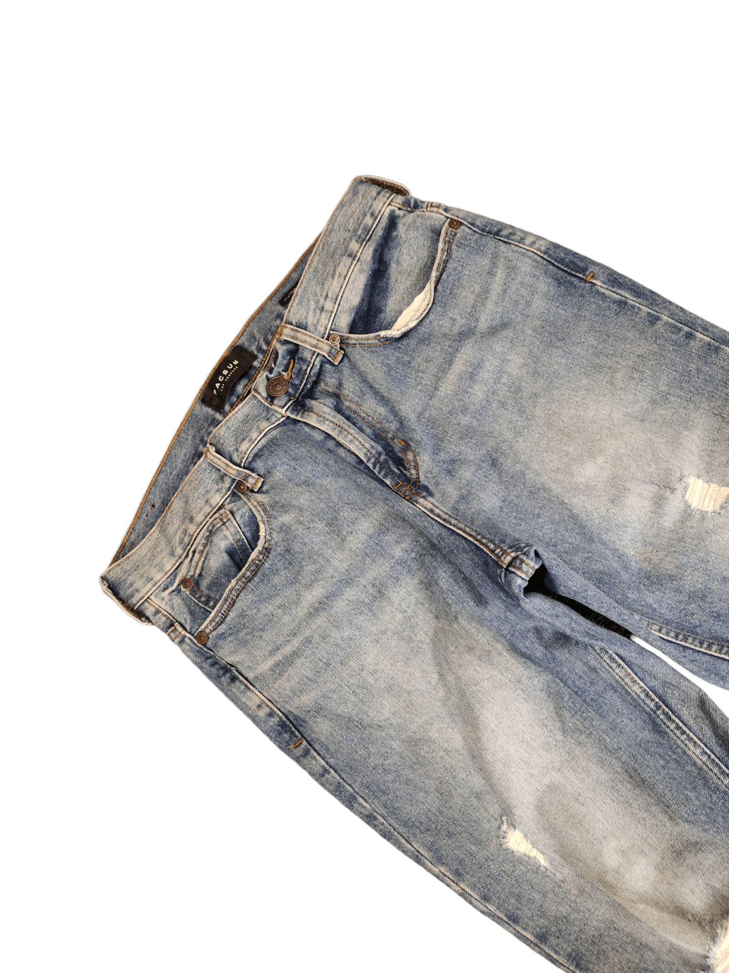 Pacsun Pacsun Stacked Skinny Denim Pants Comfort Stretch Size US 31 - 3 Thumbnail