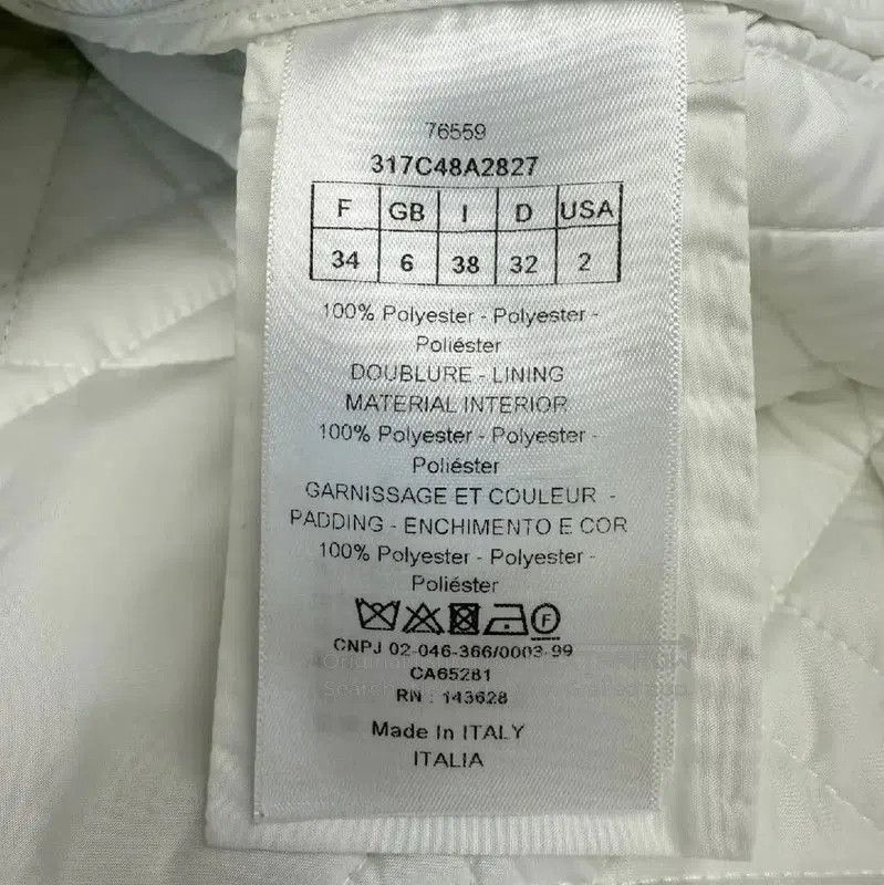 Dior Dior Women's Winter White Quilted Jacket . Size S / US 4 / IT 40 - 4 Thumbnail