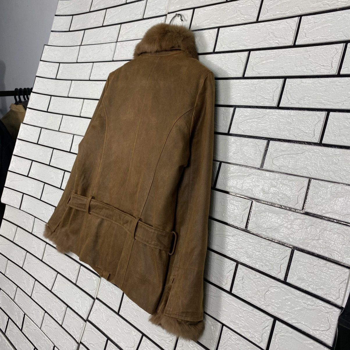 Japanese Brand 📌Vintage Leather Jacket Miscelanny Fur Size US XXS / EU 40 - 13 Thumbnail