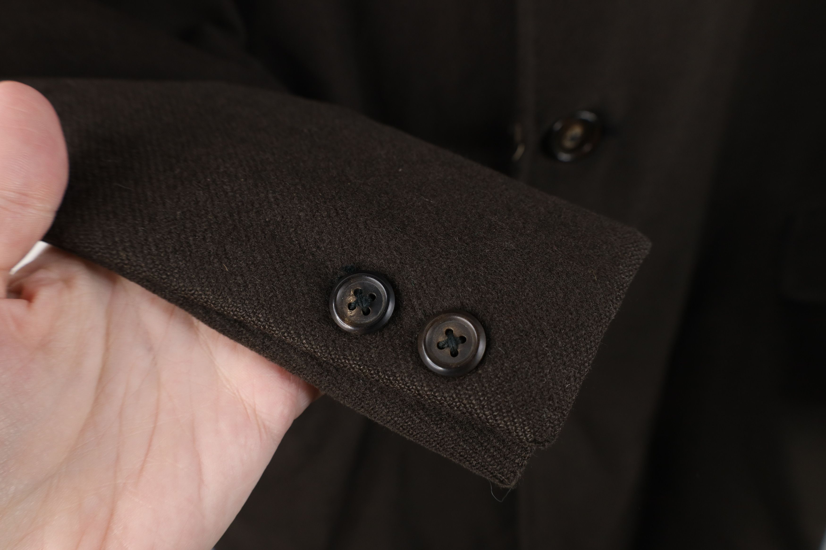 Vintage Vintage 60s Rockabilly Cashmere Overcoat Jacket Brown USA Size US XXL / EU 58 / 5 - 5 Thumbnail
