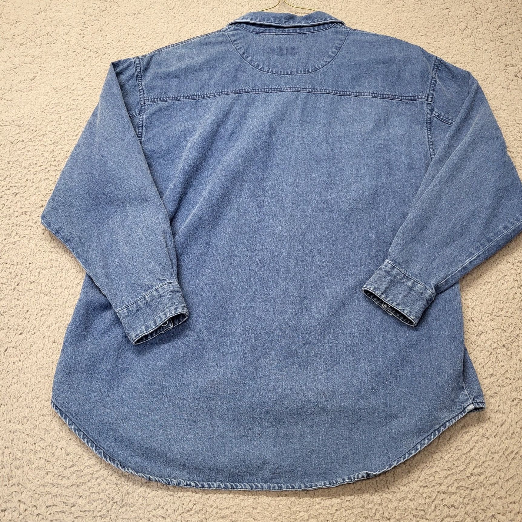 Pepe Jeans VINTAGE Pepe Jeans Shirt Men’s Size S Denim Pearl Snap Long Sleeve Cowboy Mens Blue Cowboy Theme Classic Workwear Casual 2000s Size US S / EU 44-46 / 1 - 3 Thumbnail