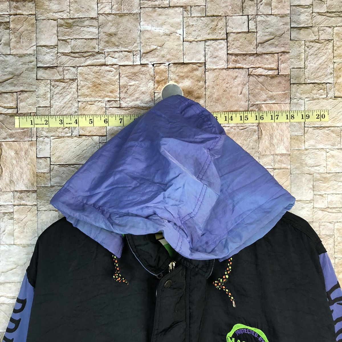 Japanese Brand Machope WindBreaker Purple Hoodie #A559 Size US L / EU 52-54 / 3 - 4 Thumbnail